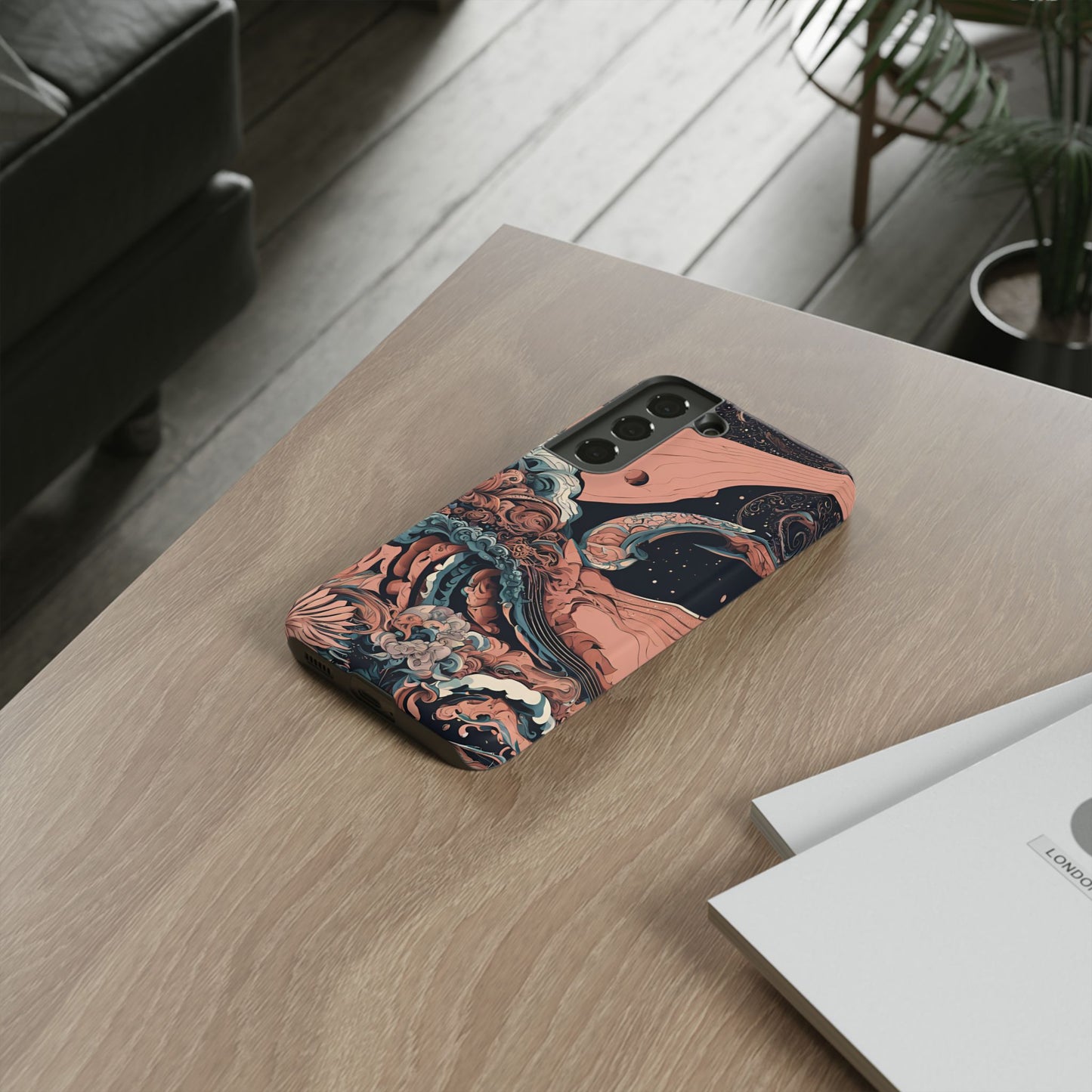 Abstract Landscape Phone Case| iPhone 15 Plus/ Pro, 14, 13, 12| Google Pixel 7, Pro, 5| Samsung Galaxy S23 All Major Phone Models