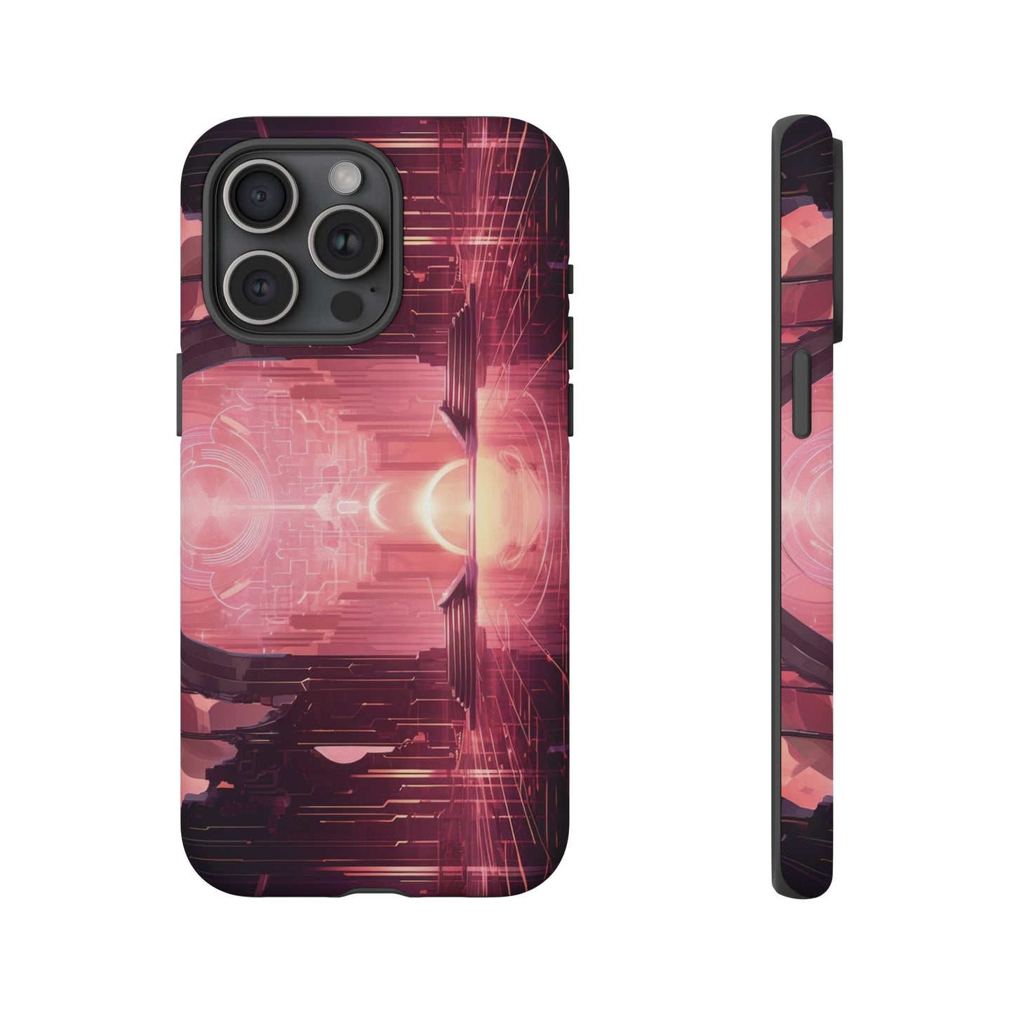 Sci-Fi Hall Wallpaper Phone Case | iPhone 15 Plus/ Pro, 14, 13, 12| Google Pixel 7, Pro, 5| Samsung Galaxy S23 All Major Phone Models