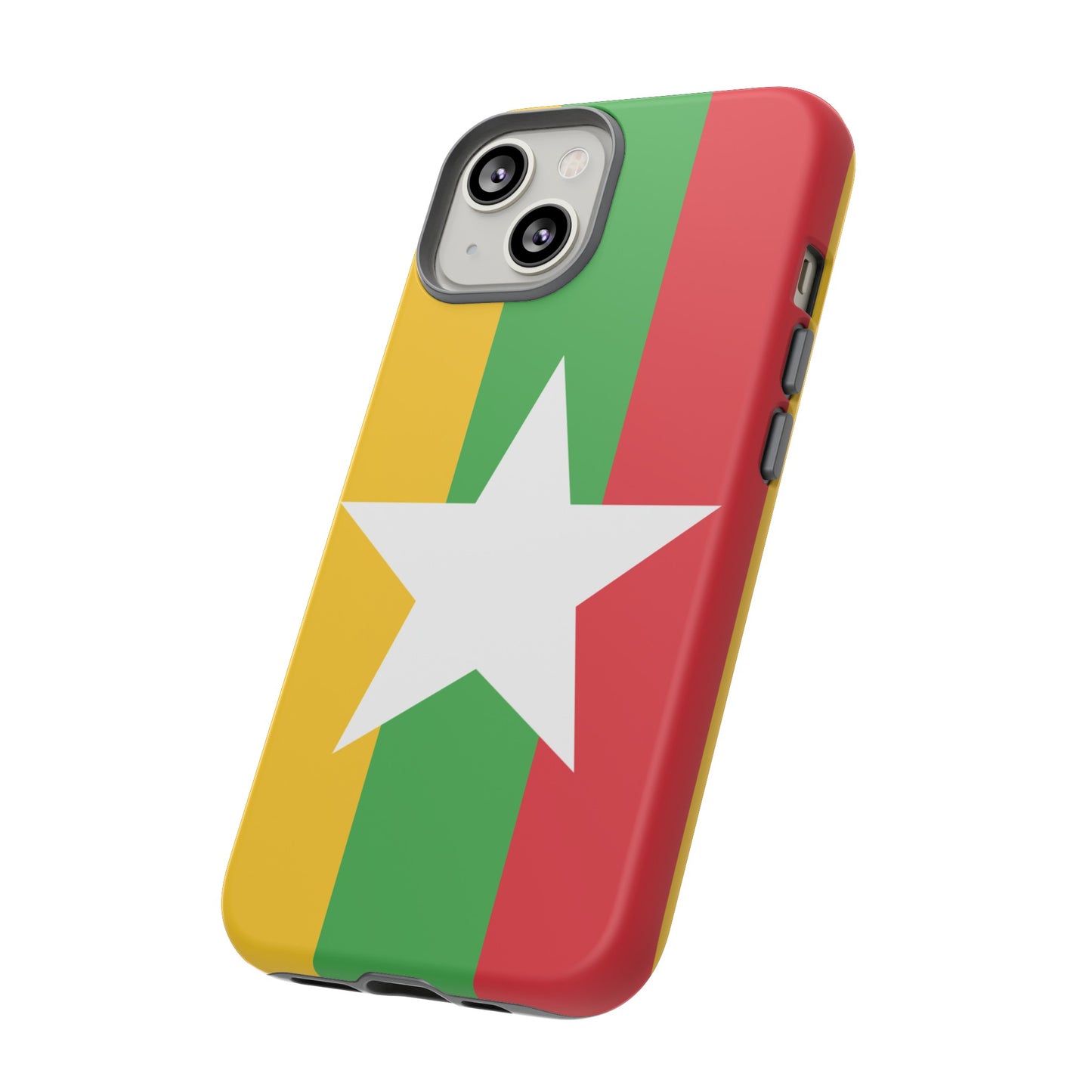 Myanmar Flag Phone Case | iPhone 15 Plus/ Pro, 14, 13, 12| Google Pixel 7, Pro, 5| Samsung Galaxy S23 All Major Phone Models