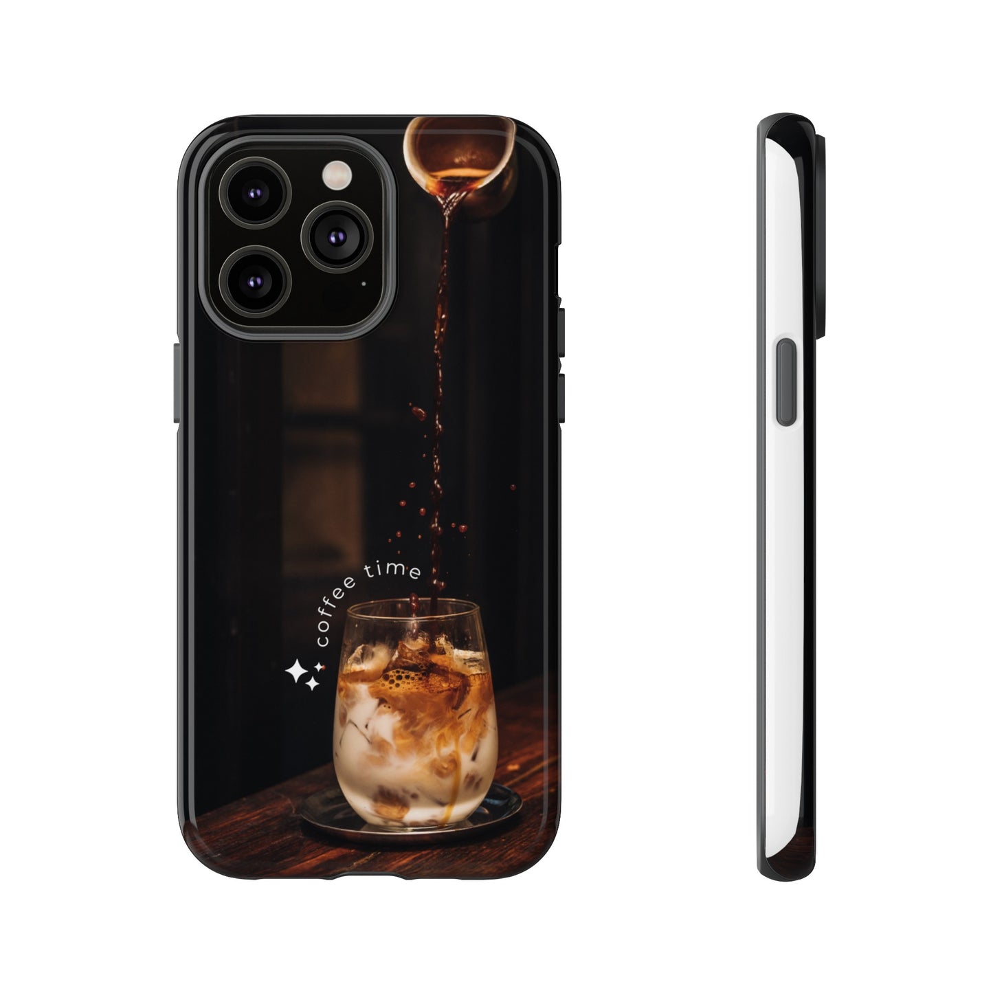 Coffee Time Wallpaper Phone Case | iPhone 15 Plus/ Pro, 14, 13, 12| Google Pixel 7, Pro, 5| Samsung Galaxy S23 All Major Phone Models