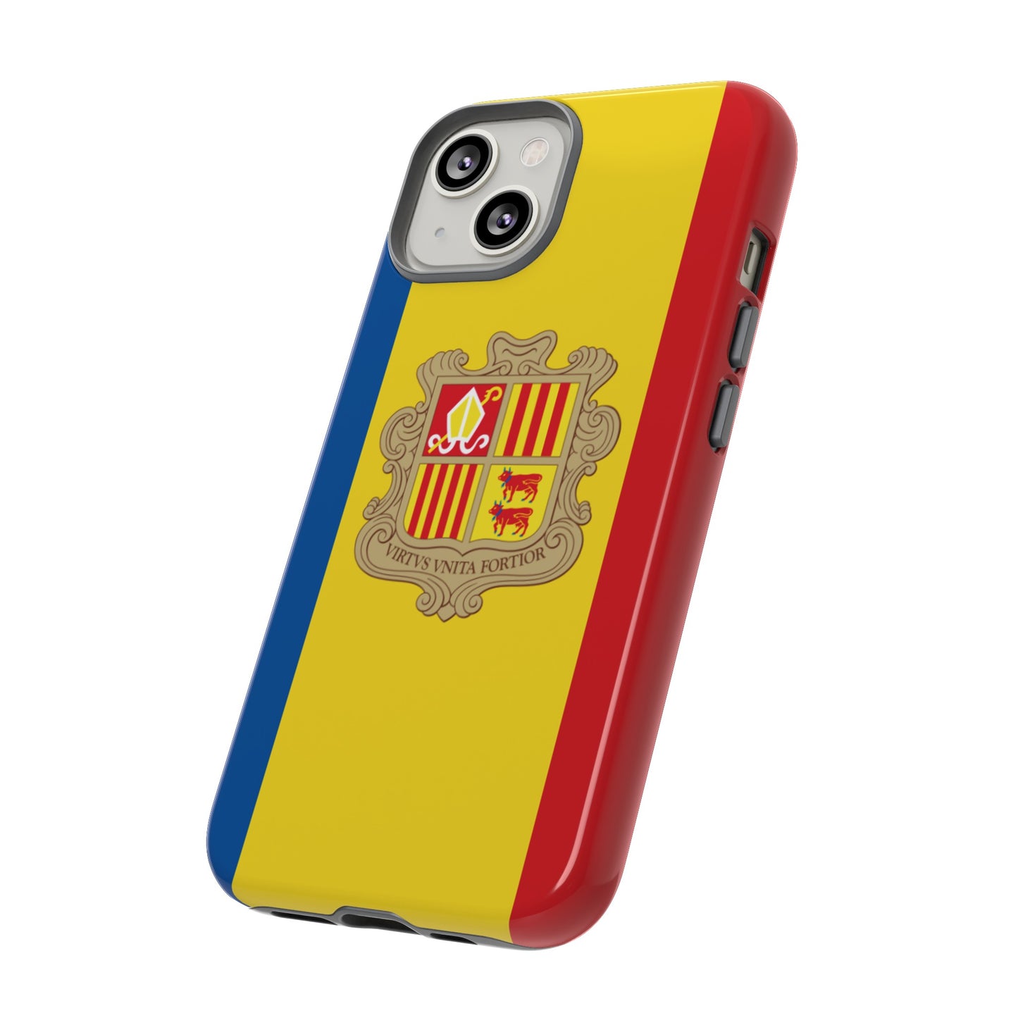 Andorra Flag Phone Case | iPhone 15 Plus/ Pro, 14, 13, 12| Google Pixel 7, Pro, 5| Samsung Galaxy S23 All Major Phone Models