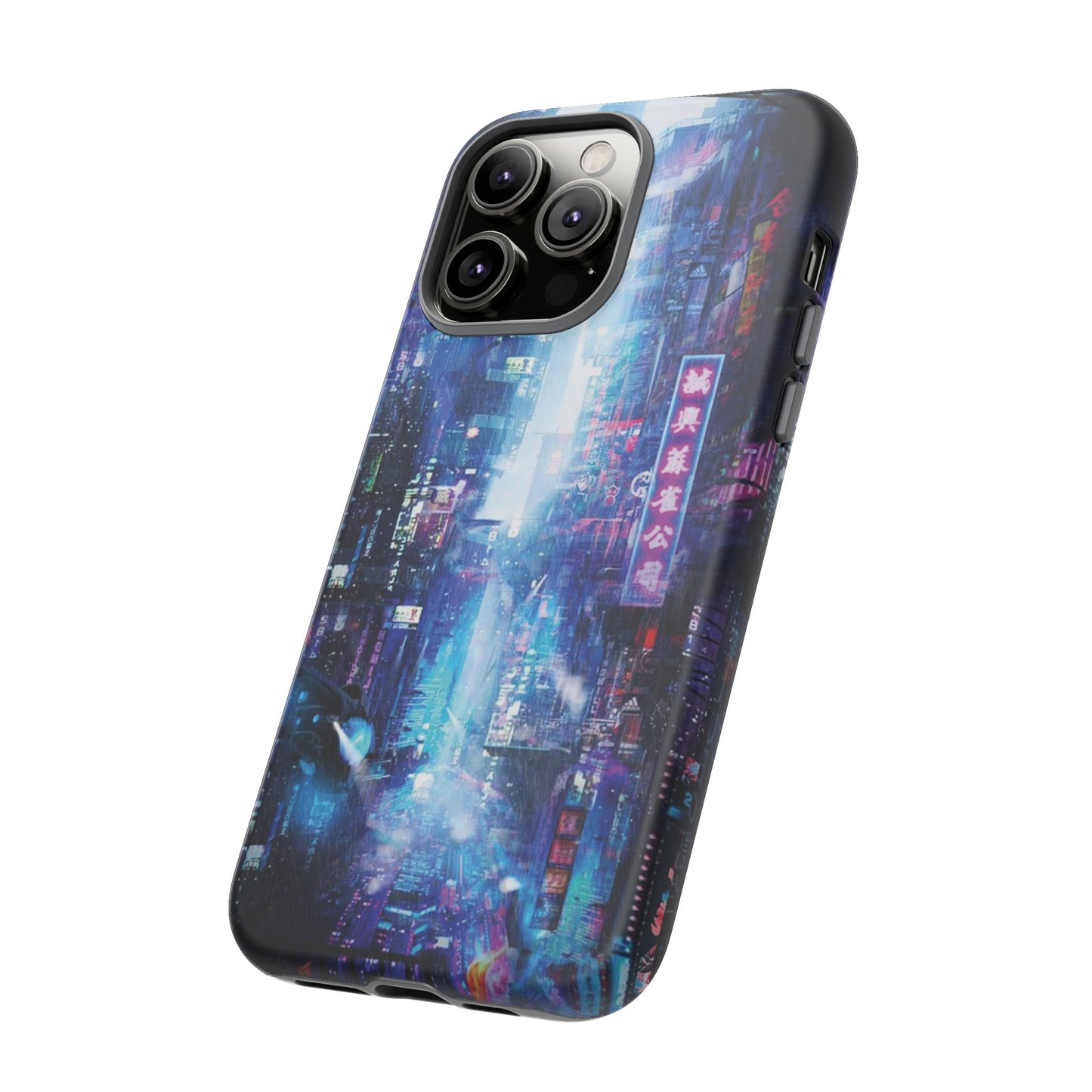 Night Life Futuristic City Wallpaper Phone Case | iPhone 15 Plus/ Pro, 14, 13, 12| Google Pixel 7, Pro, 5| Samsung Galaxy S23 All Major Phone Models