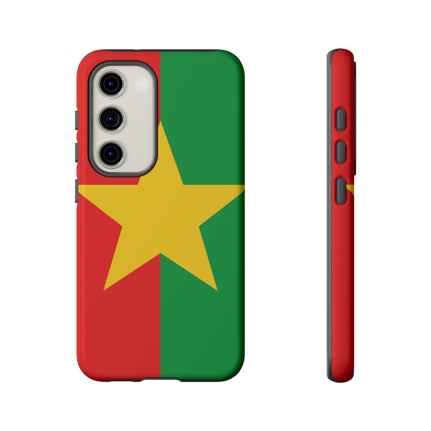 Burkina Faso Flag Phone Case | iPhone 15 Plus/ Pro, 14, 13, 12| Google Pixel 7, Pro, 5| Samsung Galaxy S23 All Major Phone Models