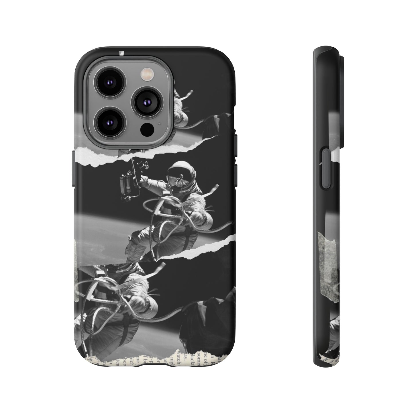 Astronaut Collage Phone Case | iPhone 15 Plus/ Pro, 14, 13, 12| Google Pixel 7, Pro, 5| Samsung Galaxy S23 All Major Phone Models