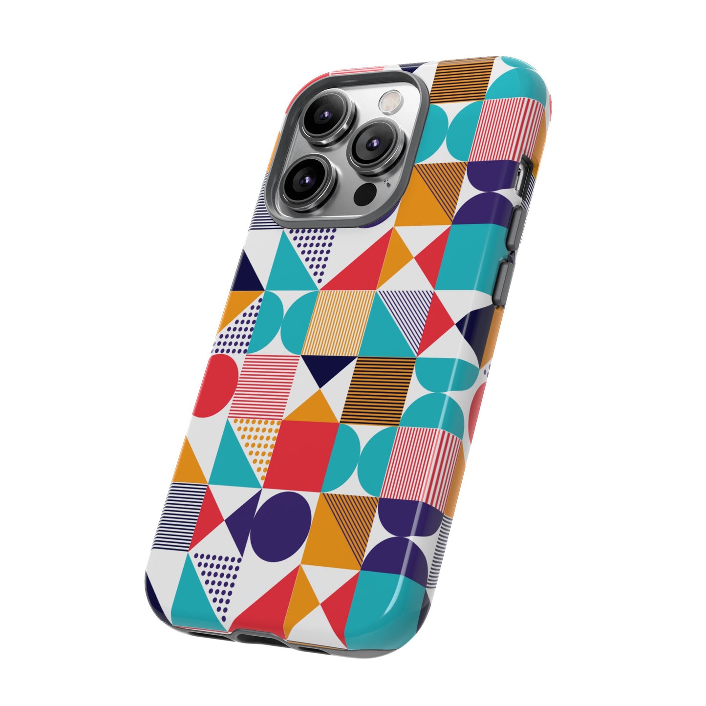 Geometric Patterned Wallpaper Phone Case | iPhone 15 Plus/ Pro, 14, 13, 12| Google Pixel 7, Pro, 5|Samsung Galaxy S23 All Major Phone Models