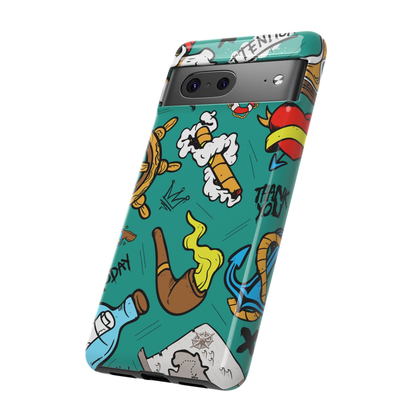 Pirate Wallpaper Phone Case | iPhone 15 Plus/ Pro, 14, 13, 12| Google Pixel 7, Pro, 5| Samsung Galaxy S23 All Major Phone Models