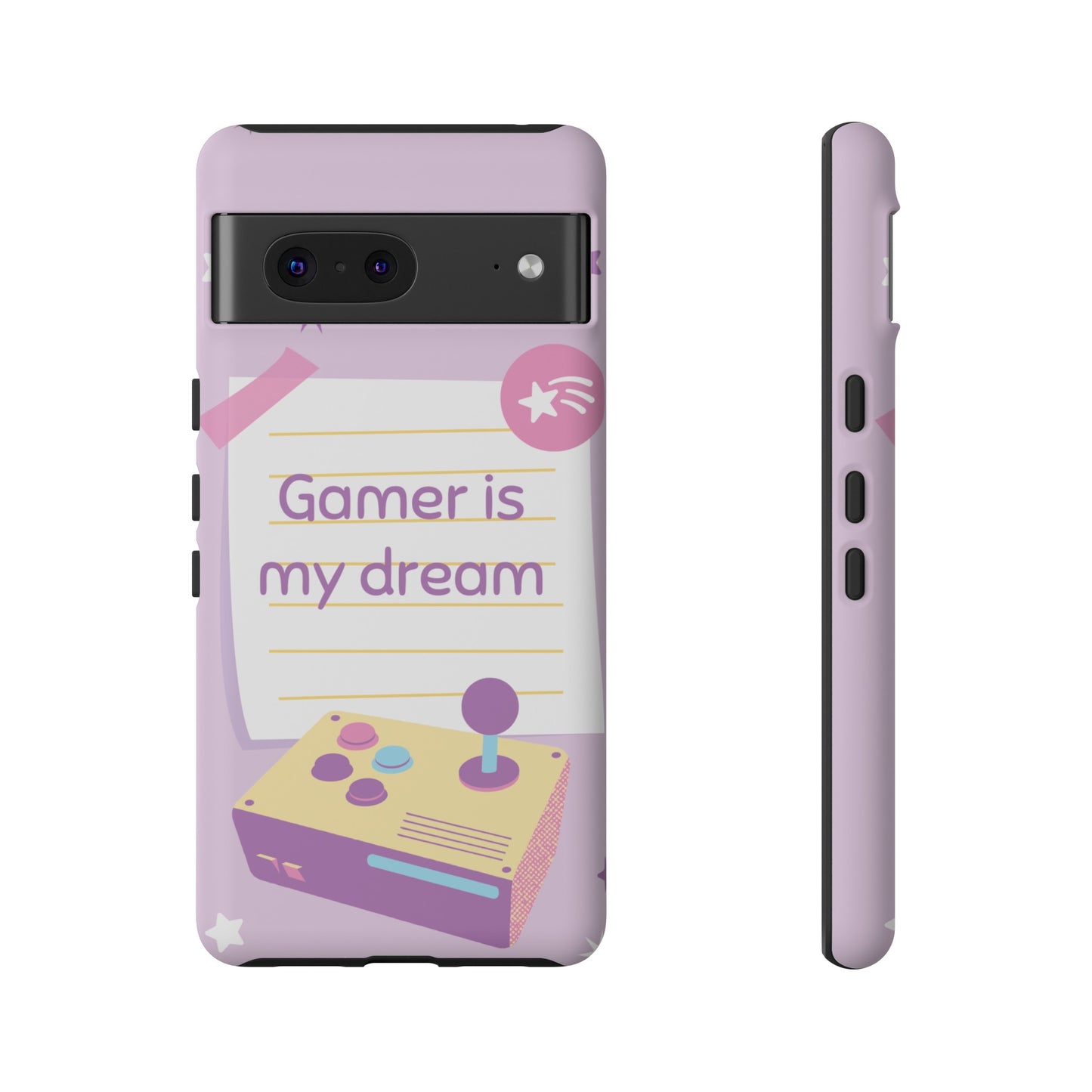 Gamer Is My Dream Job Wallpaper Phone Case | iPhone 15 Plus/ Pro, 14, 13, 12| Google Pixel 7, Pro, 5| Samsung Galaxy S23 All Major Phone Models