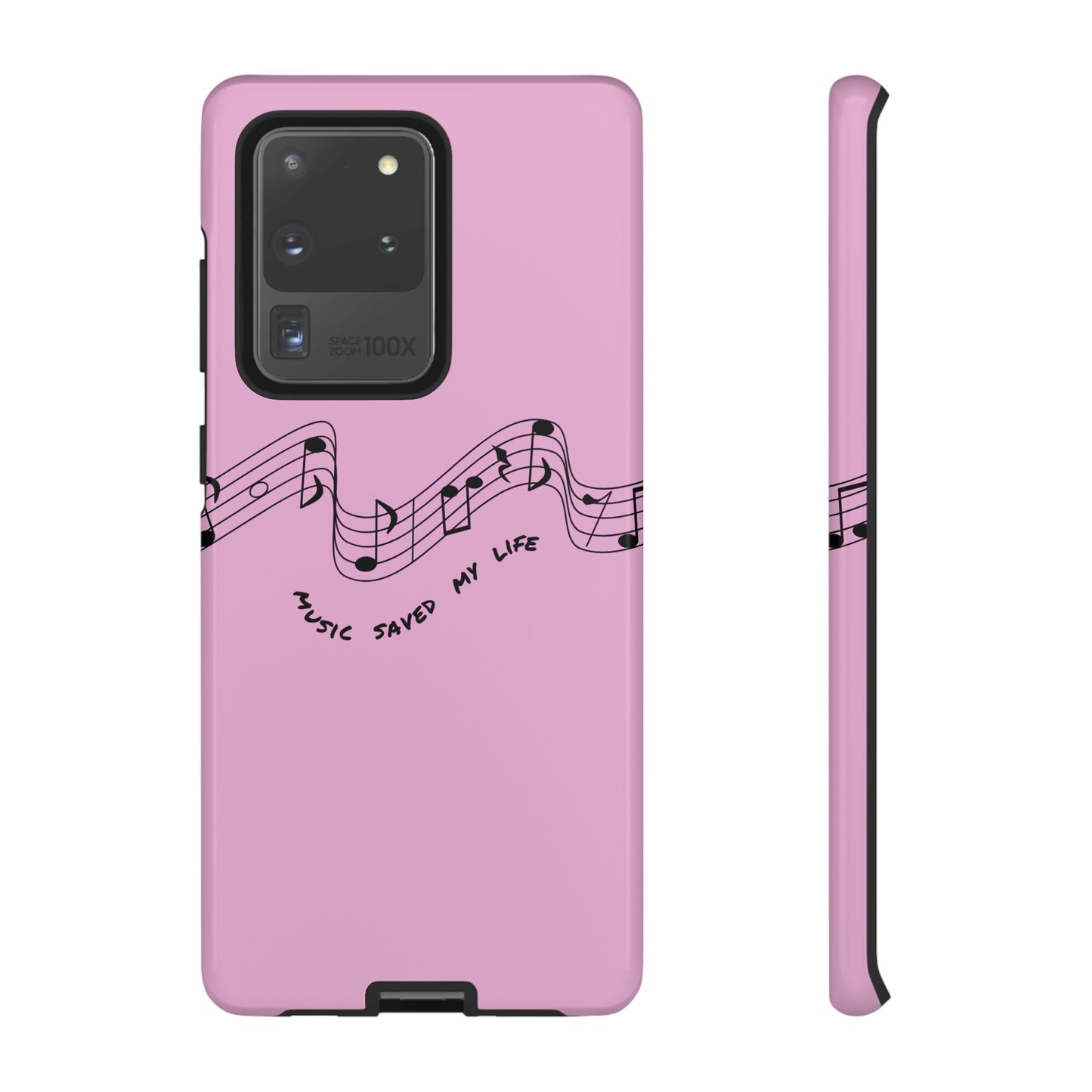 Music Saved My Life Wallpaper Phone Case | iPhone 15 Plus/ Pro, 14, 13, 12| Google Pixel 7, Pro, 5| Samsung Galaxy S23 All Major Phone Models