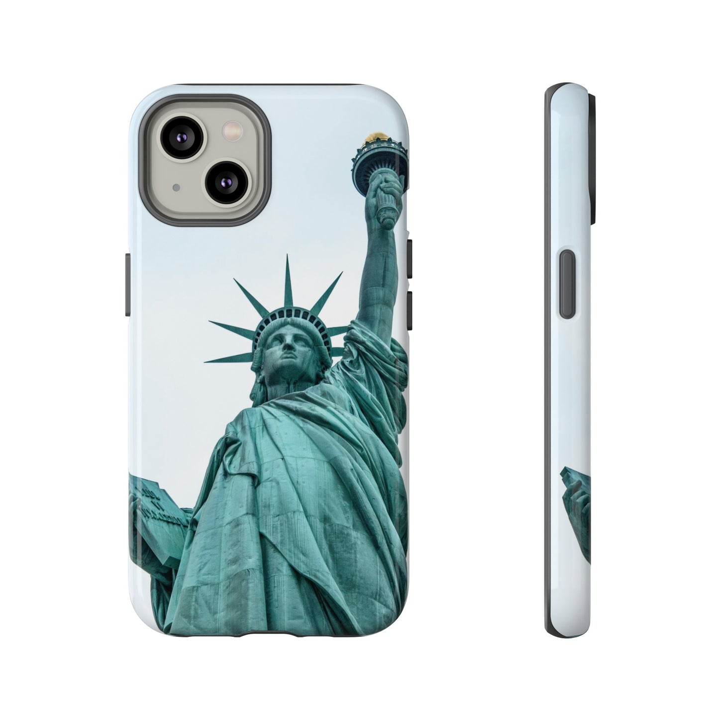 Statue of Liberty Wallpaper Phone Case | iPhone 15 Plus/ Pro, 14, 13, 12| Google Pixel 7, Pro, 5| Samsung Galaxy S23 All Major Phone Models