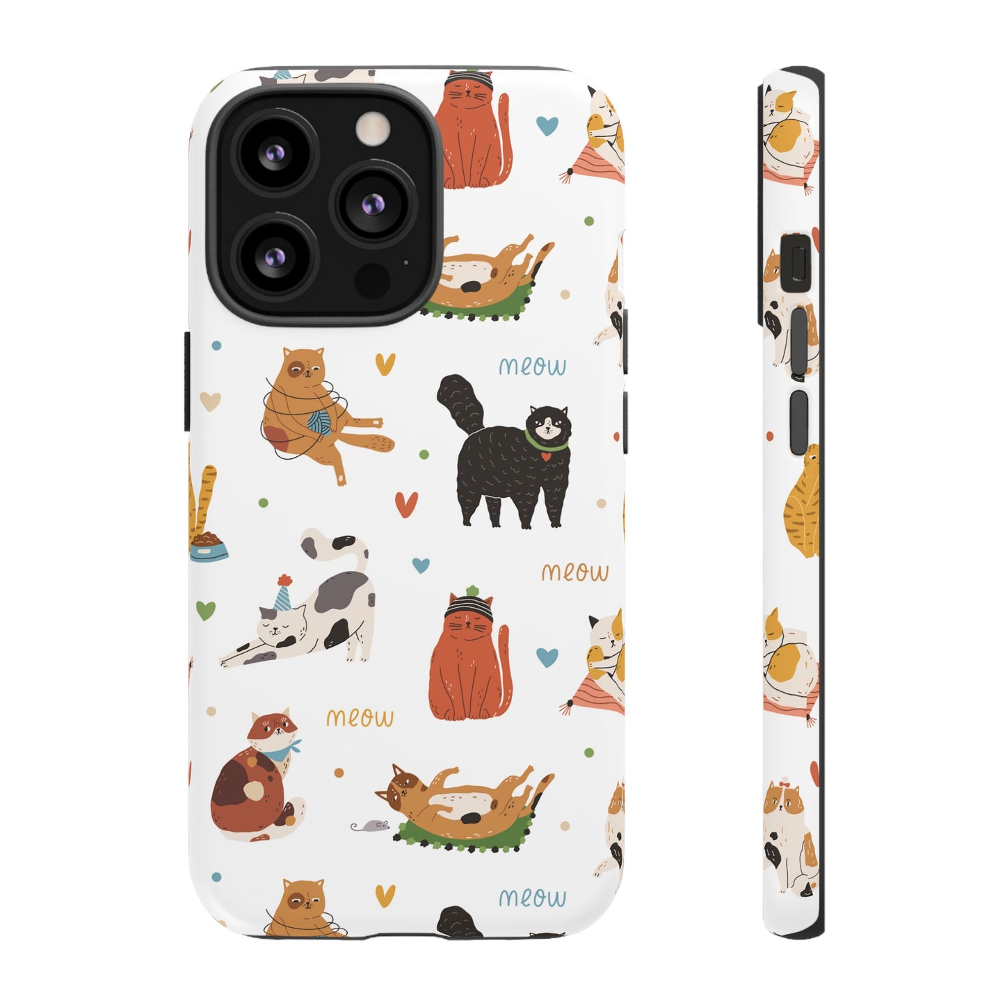 Collage of Cats Wallpaper Phone Case | iPhone 15 Plus/ Pro, 14, 13, 12| Google Pixel 7, Pro, 5| Samsung Galaxy S23 All Major Phone Models