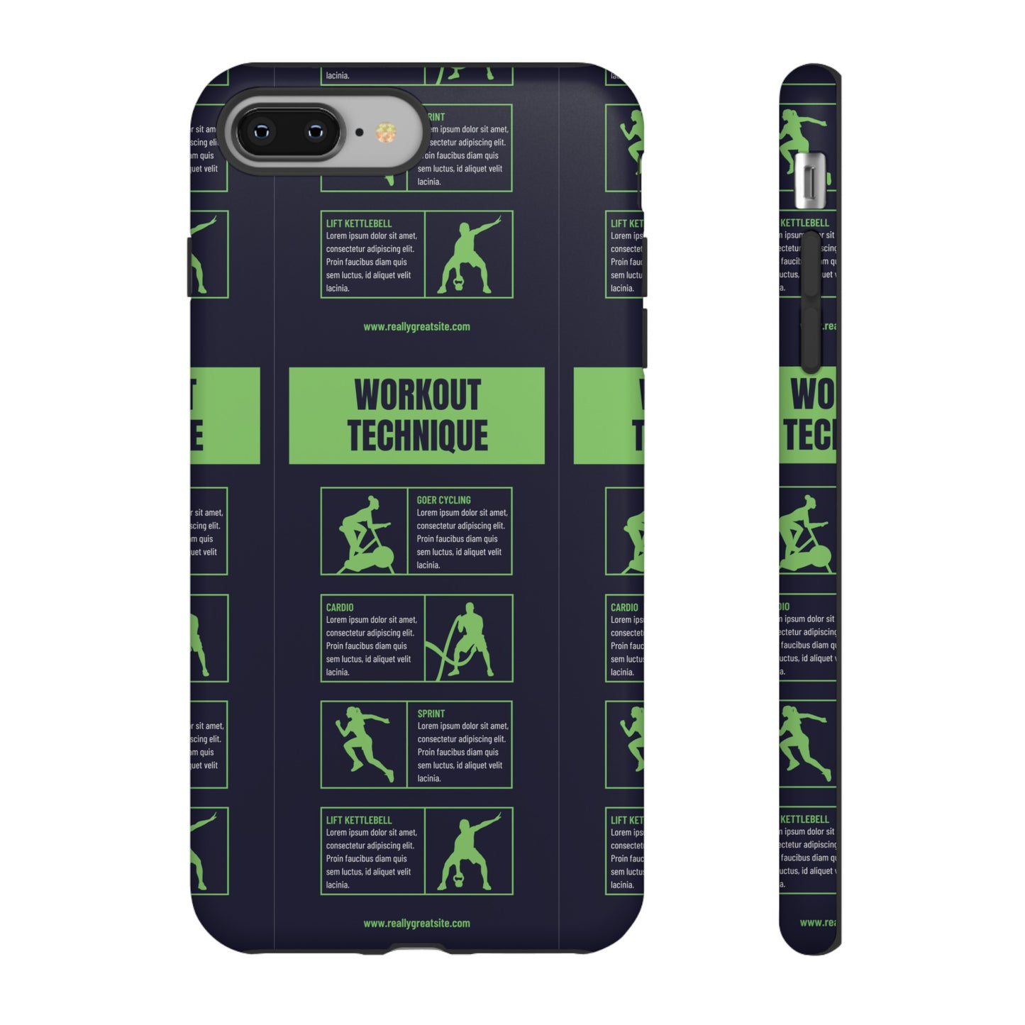 Workout Plan Wallpaper Phone Case | iPhone 15 Plus/ Pro, 14, 13, 12| Google Pixel 7, Pro, 5| Samsung Galaxy S23 All Major Phone Models