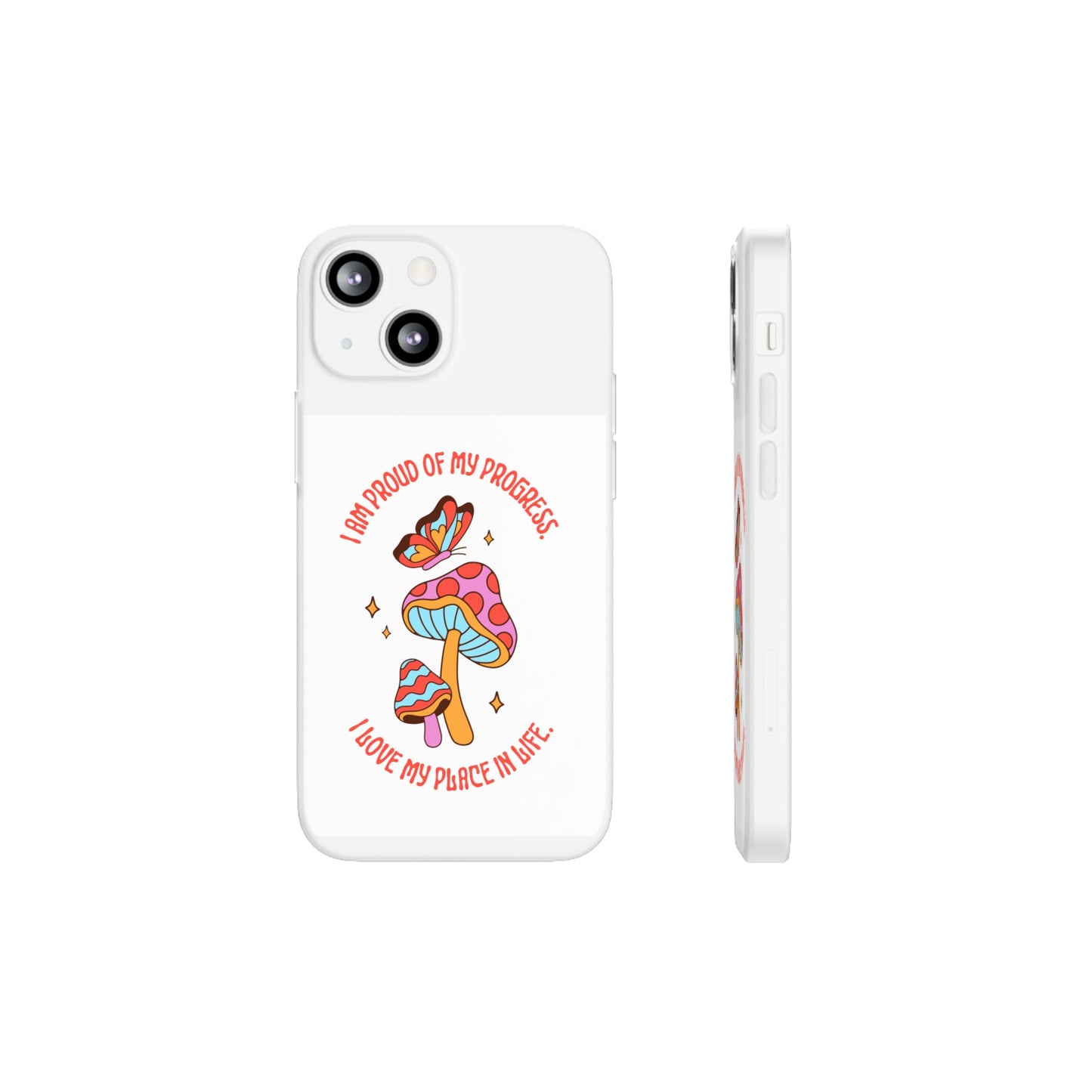 Cute Mushrooms Wallpaper Phone Case | iPhone 15 Plus/ Pro, 14, 13, 12|Samsung Galaxy Models