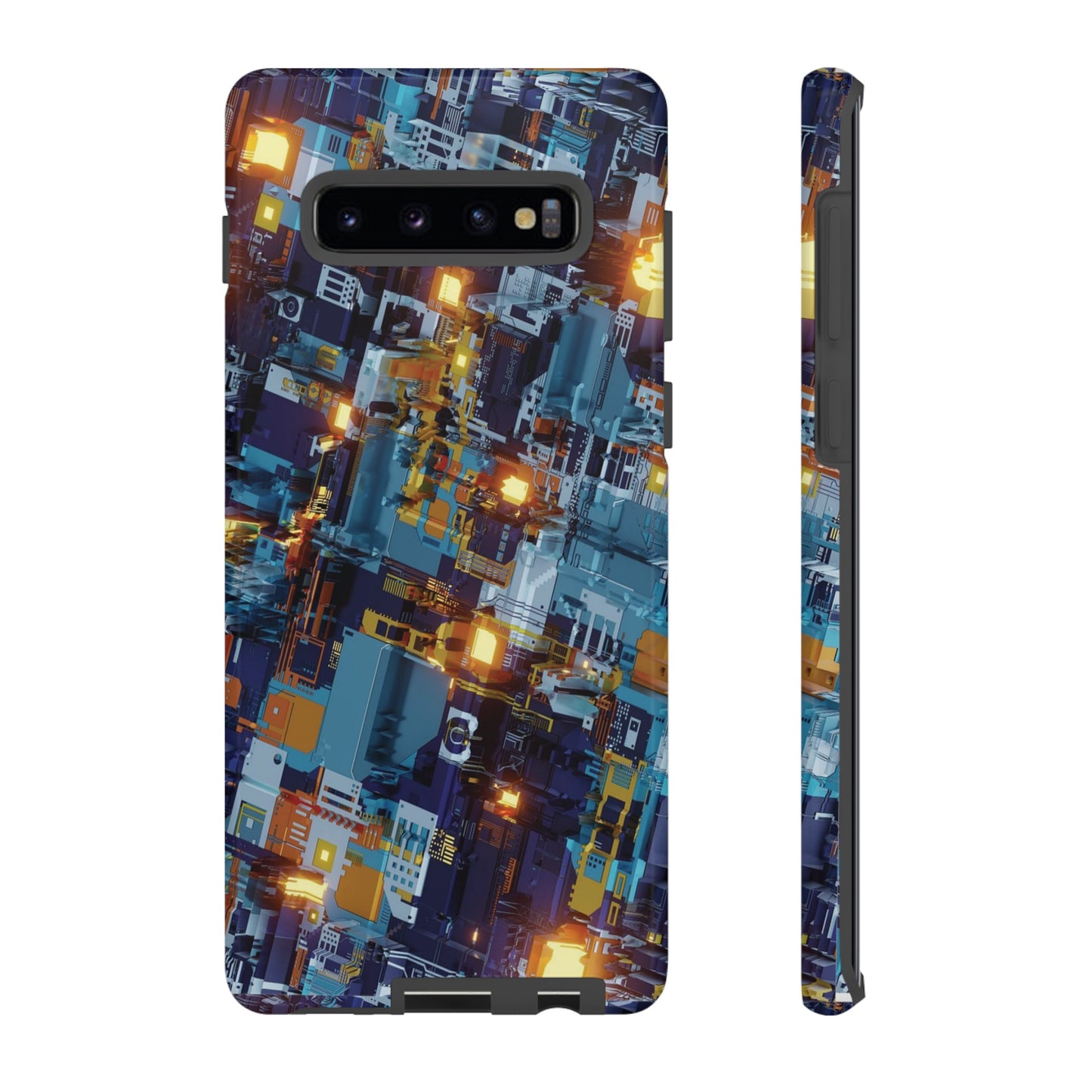 Computer Circuit Board Wallpaper Phone Case | iPhone 15 Plus/ Pro, 14, 13, 12| Google Pixel 7, Pro, 5| Samsung Galaxy S23 All Major Phone Models