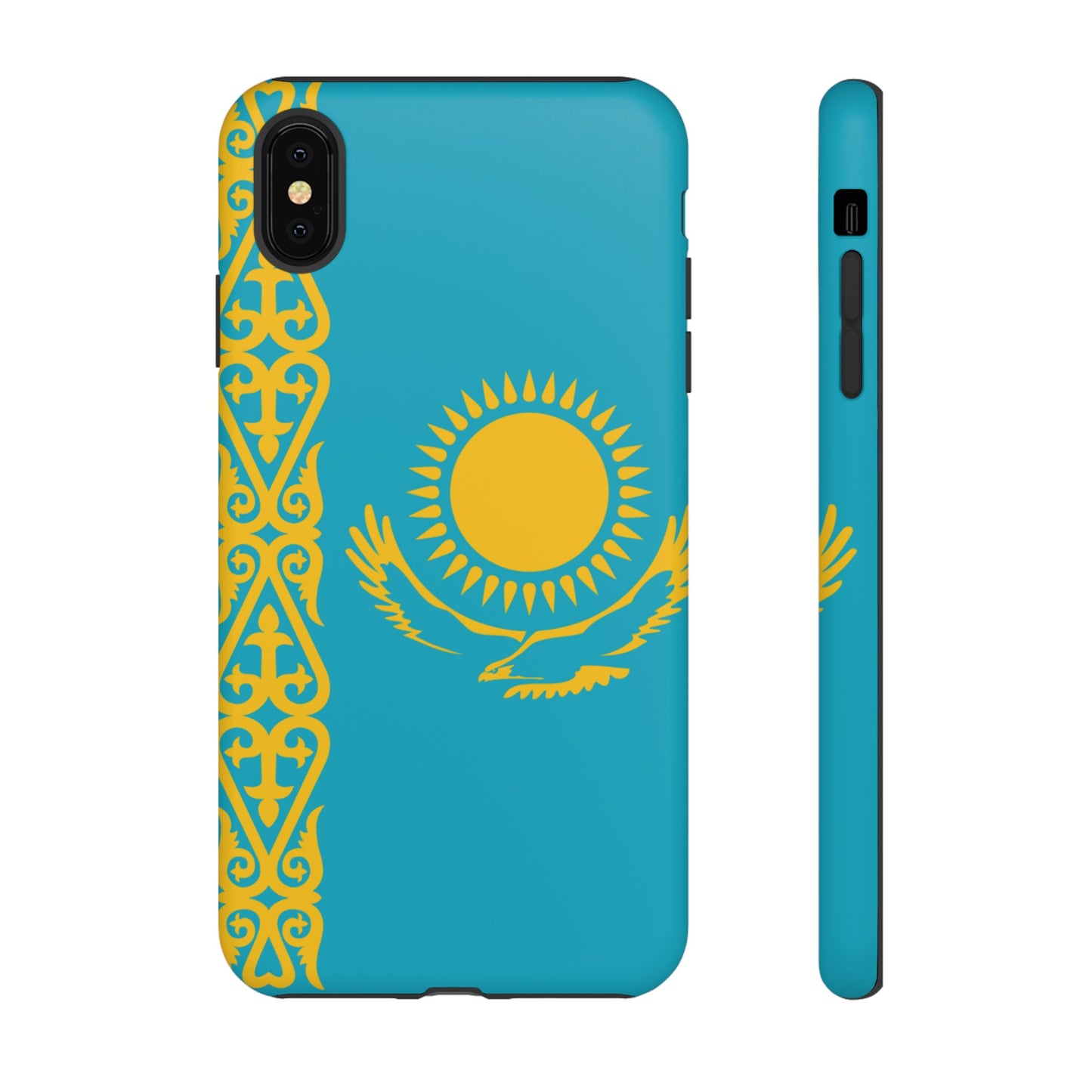 Kazakhstan Flag Phone Case | iPhone 15 Plus/ Pro, 14, 13, 12| Google Pixel 7, Pro, 5| Samsung Galaxy S23 All Major Phone Models