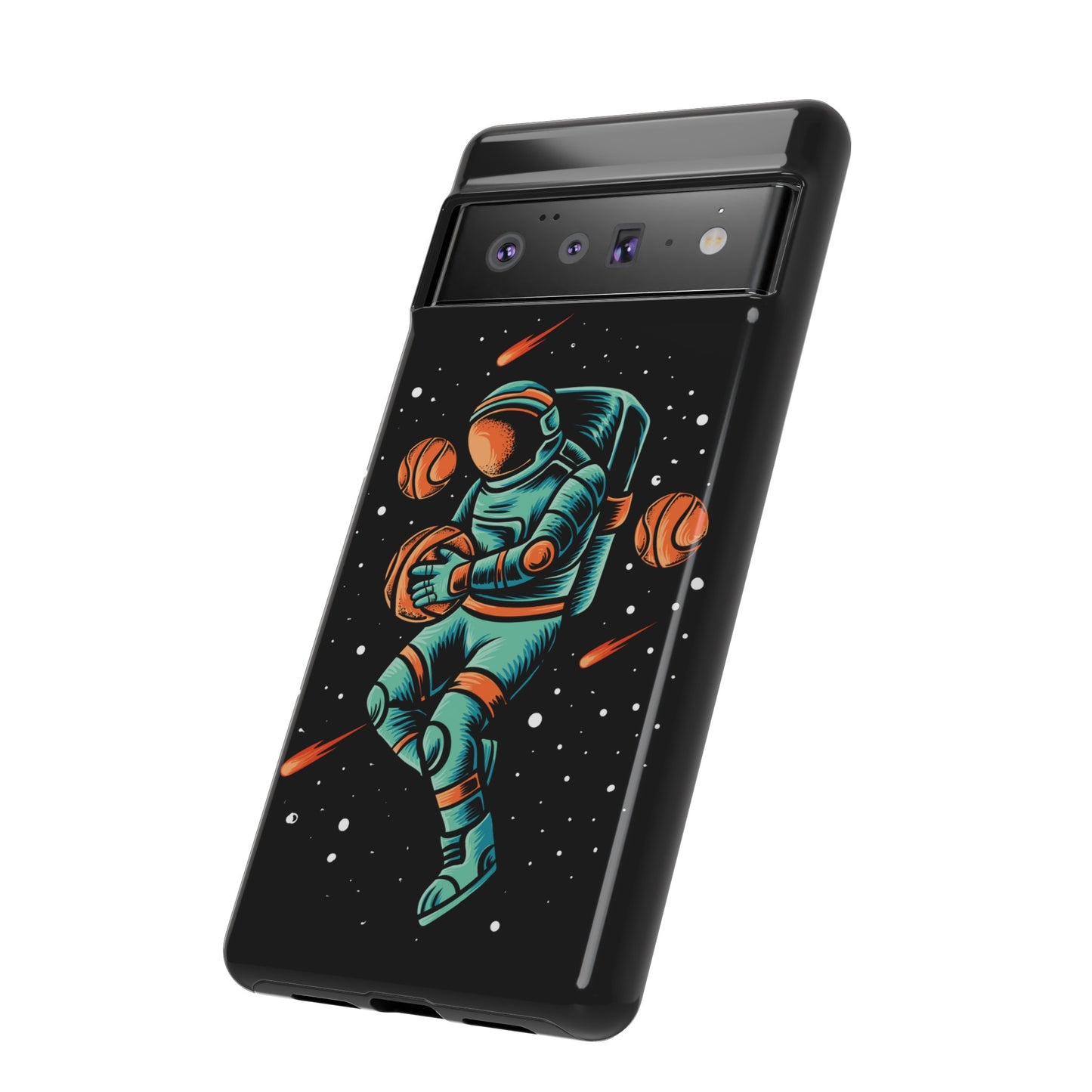 Space Basketball Phone Case | iPhone 15 Plus/ Pro, 14, 13, 12| Google Pixel 7, Pro, 5| Samsung Galaxy S23 All Major Phone Models