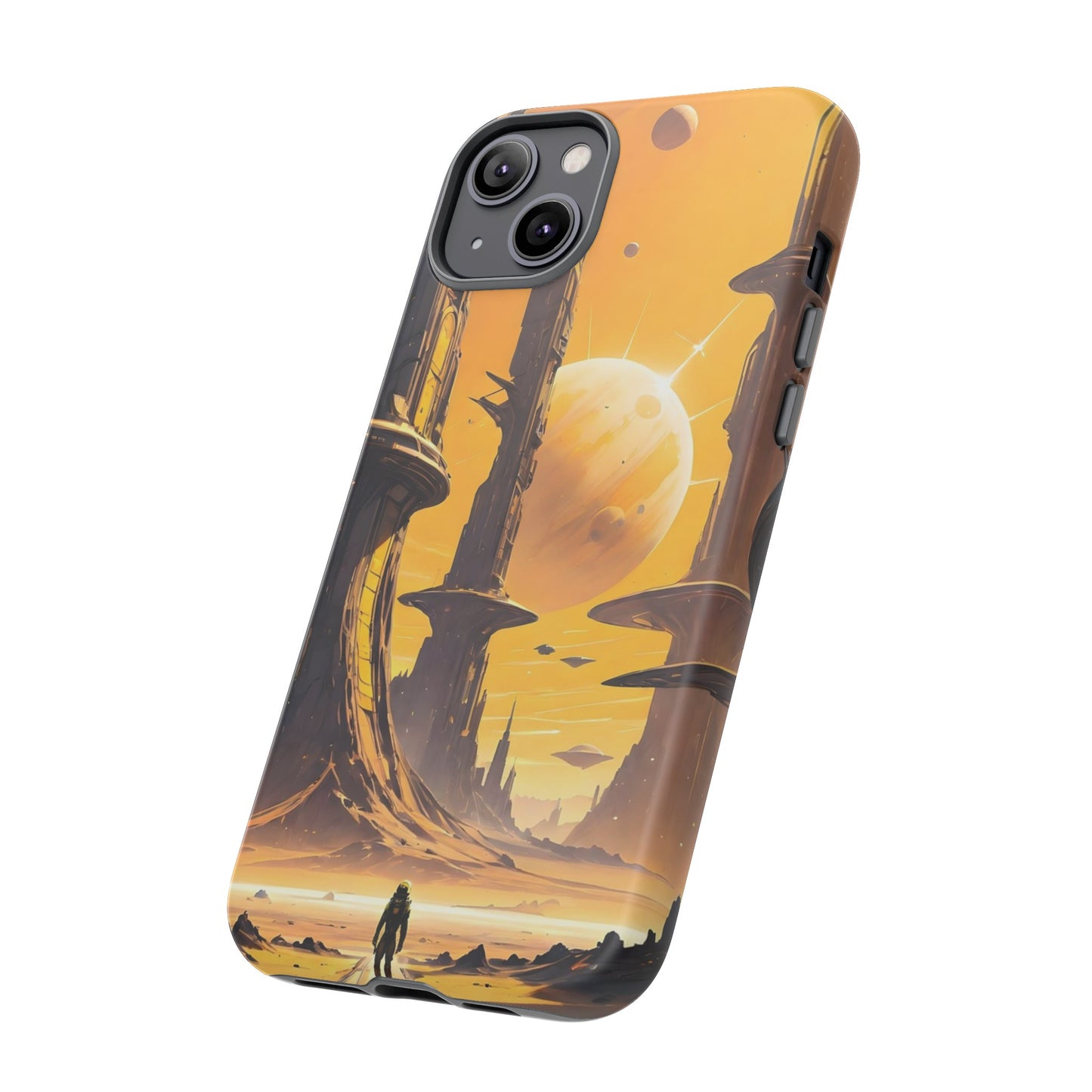 Distant Planets Sci Fi Wallpaper Phone Case | iPhone 15 Plus/ Pro, 14, 13, 12| Google Pixel 7, Pro, 5| Samsung Galaxy S23 All Major Phone Models