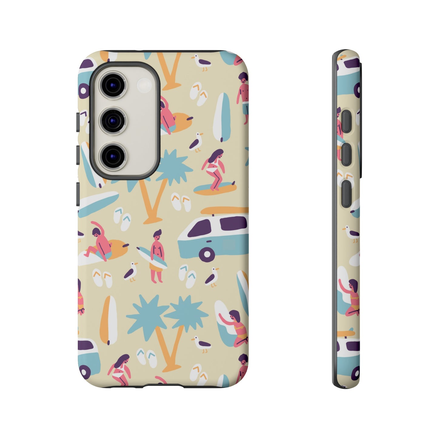 Surfers Wallpaper Phone Case | iPhone 15 Plus/ Pro, 14, 13, 12| Google Pixel 7, Pro, 5| Samsung Galaxy S23 All Major Phone Models