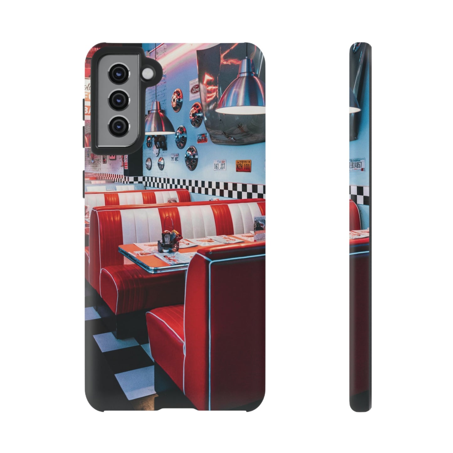 Diner Wallpaper Phone Case | iPhone 15 Plus/ Pro, 14, 13, 12| Google Pixel 7, Pro, 5| Samsung Galaxy S23 All Major Phone Models