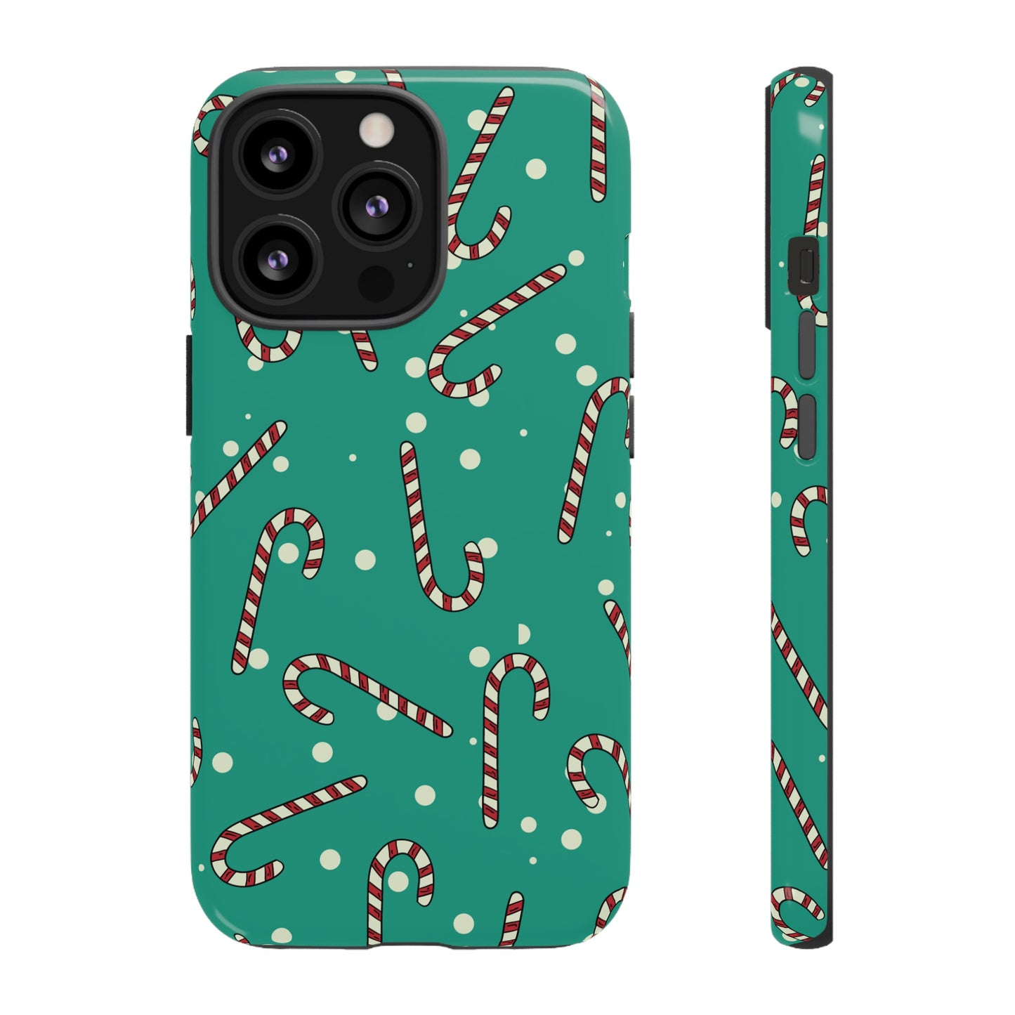 Candycane Wallpaper Phone Case | iPhone 15 Plus/ Pro, 14, 13, 12| Google Pixel 7, Pro, 5| Samsung Galaxy S23 All Major Phone Models