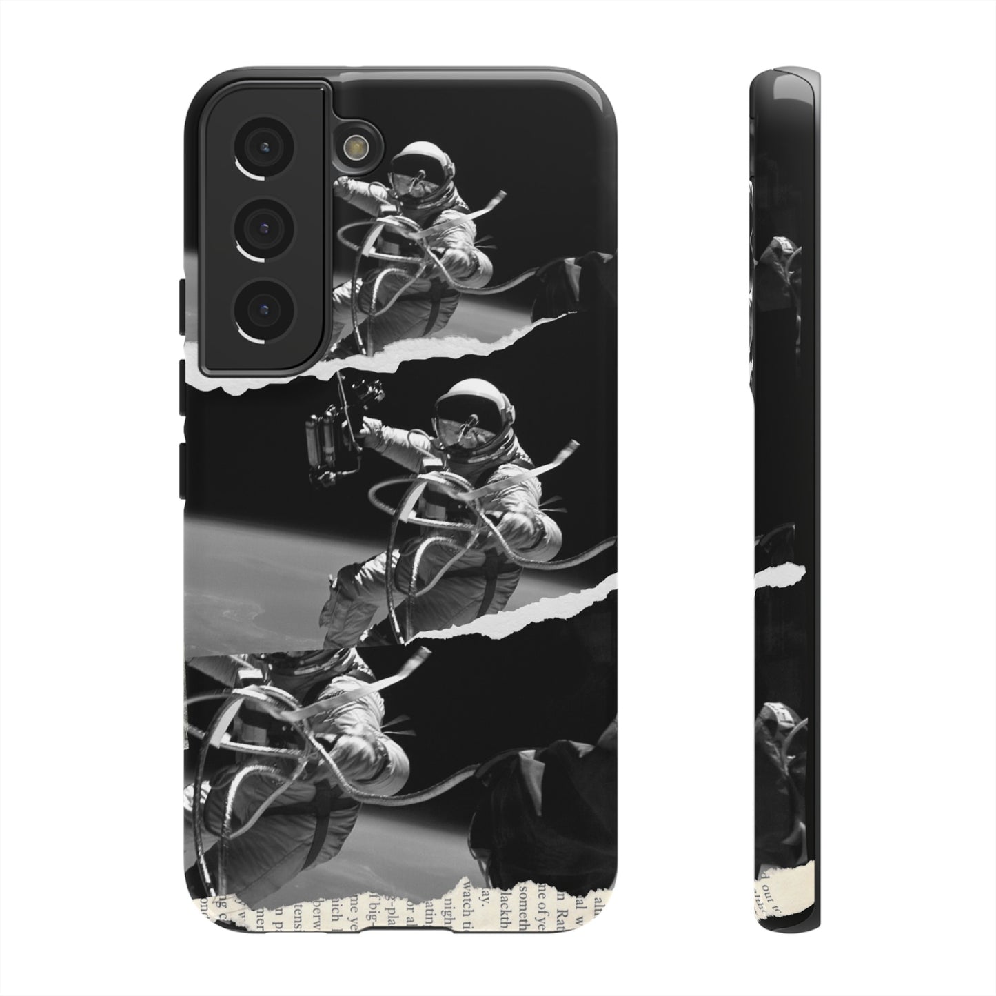 Astronaut Collage Phone Case | iPhone 15 Plus/ Pro, 14, 13, 12| Google Pixel 7, Pro, 5| Samsung Galaxy S23 All Major Phone Models