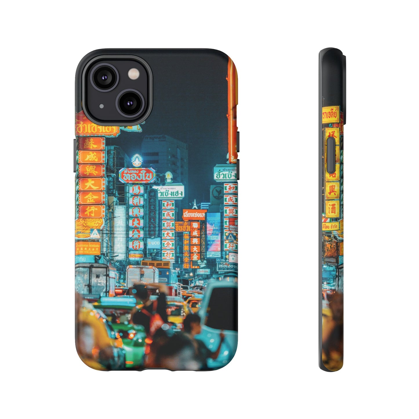 Neon Nightlife Wallpaper Phone Case | iPhone 15 Plus/ Pro, 14, 13, 12| Google Pixel 7, Pro, 5| Samsung Galaxy S23 All Major Phone Models