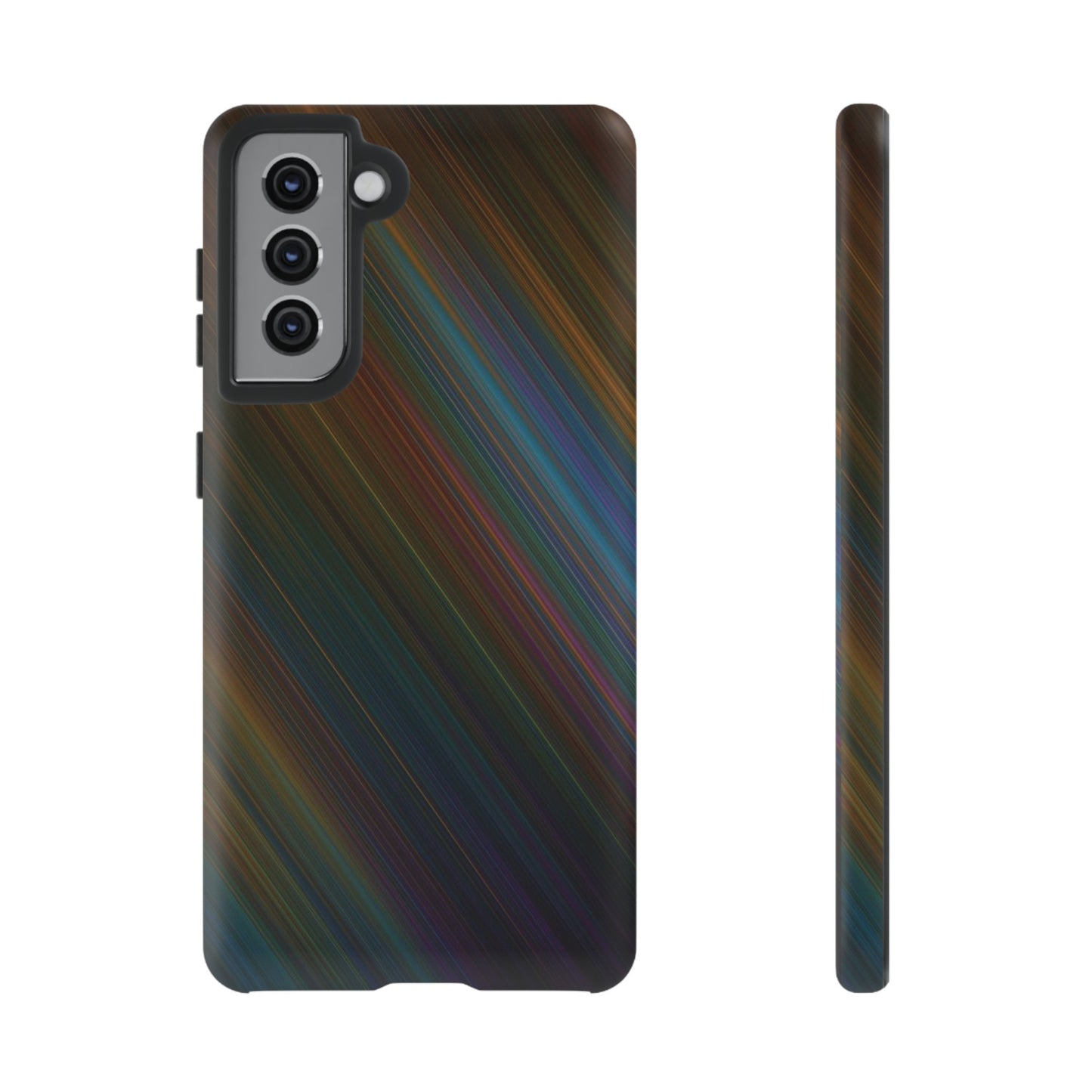 Slanted Rainbow Wallpaper Phone Case | iPhone 15 Plus/ Pro, 14, 13, 12| Google Pixel 7, Pro, 5| Samsung Galaxy S23 All Major Phone Models