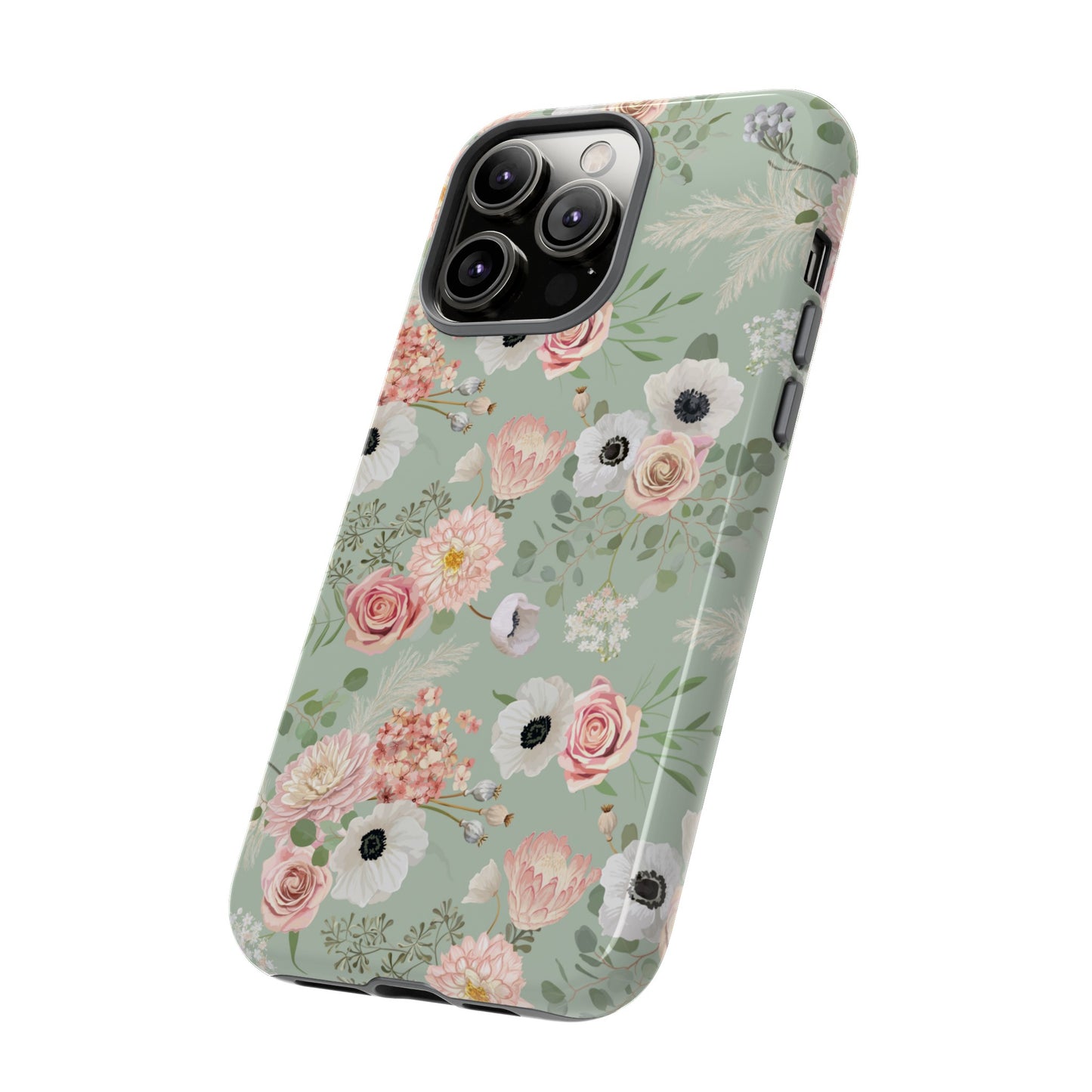 Pastel Flowers Phone Case | iPhone 15 Plus/ Pro, 14, 13, 12| Google Pixel 7, Pro, 5| Samsung Galaxy S23 All Major Phone Models