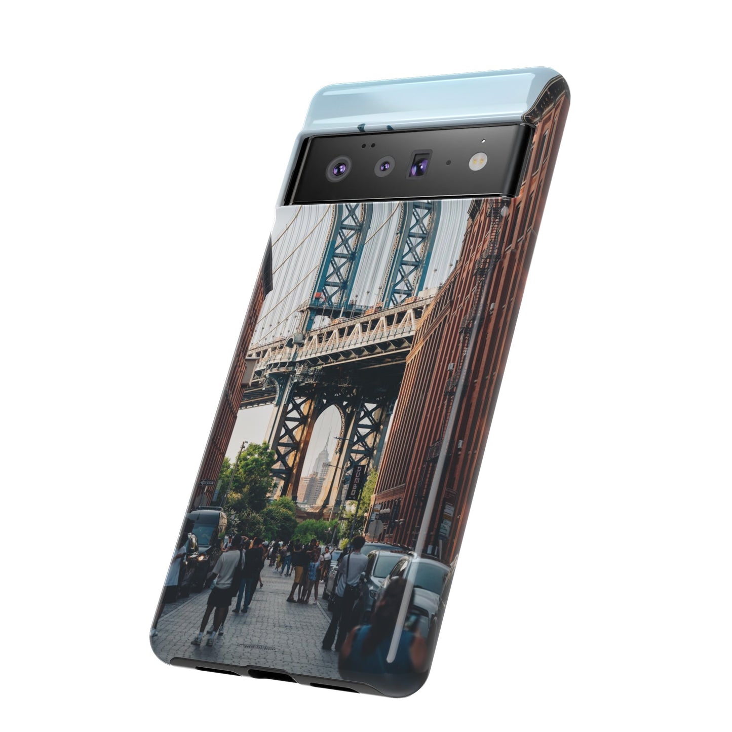 Stunning Brooklyn Bridge Wallpaper Phone Case | iPhone 15 Plus/ Pro, 14, 13, 12| Google Pixel 7, Pro, 5| Samsung Galaxy S23 All Major Phone Models