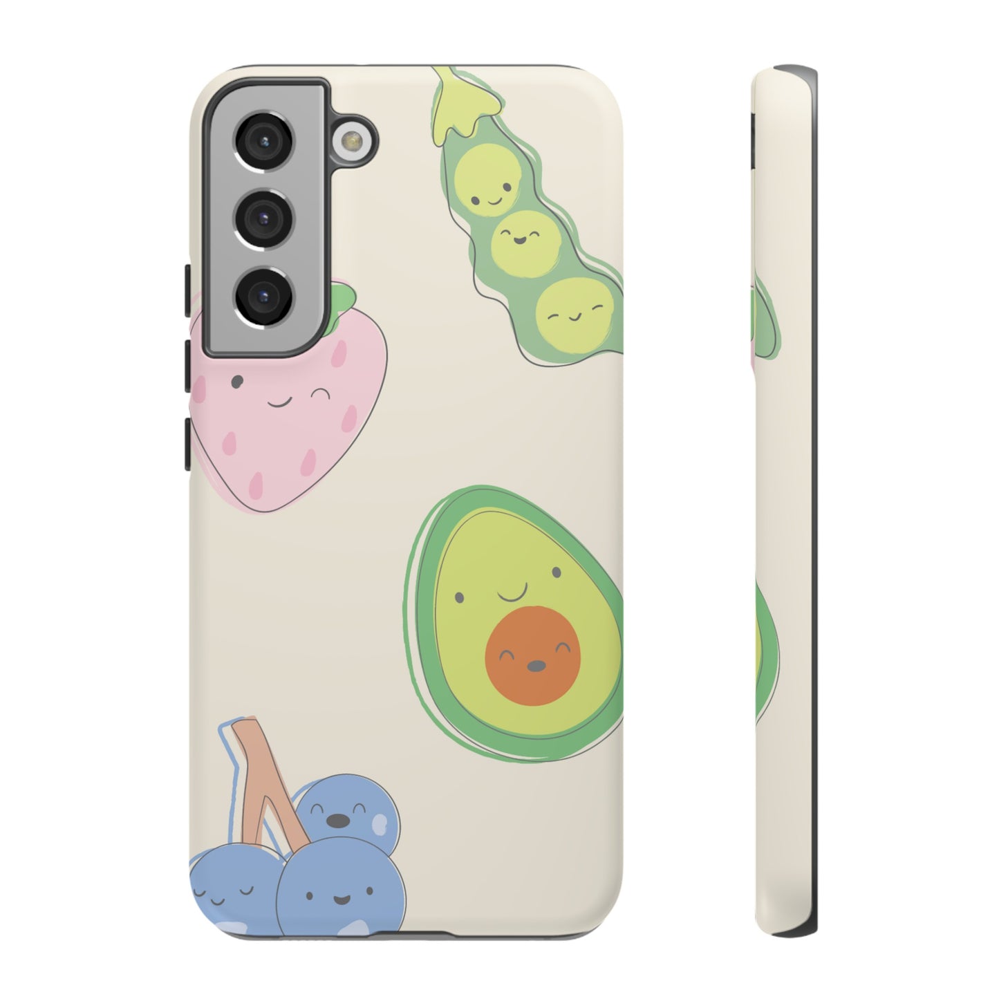 Happy Food Wallpaper Phone Case | iPhone 15 Plus/ Pro, 14, 13, 12| Google Pixel 7, Pro, 5| Samsung Galaxy S23 All Major Phone Models