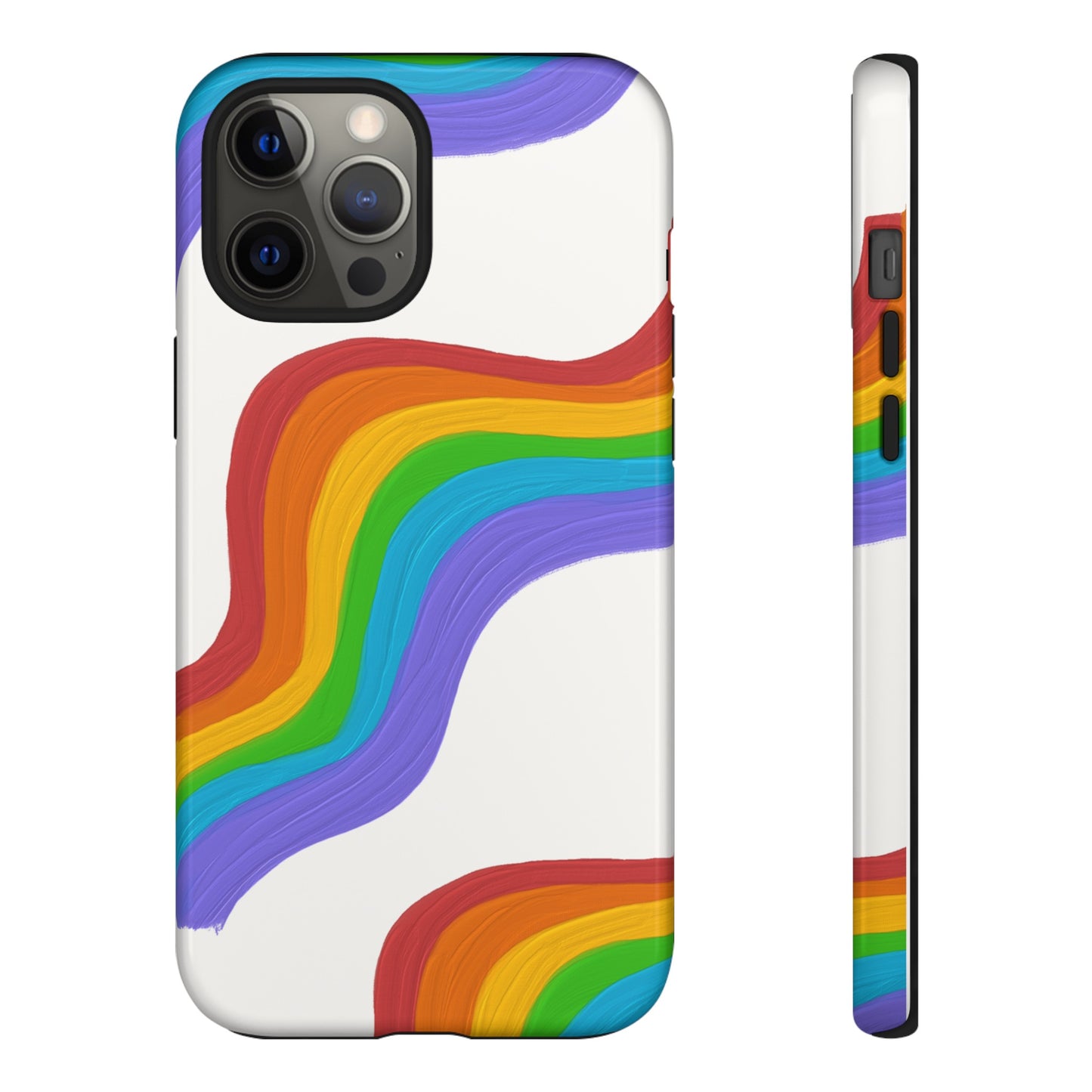 Rainbow Wallpaper Phone Case | iPhone 15 Plus/ Pro, 14, 13, 12| Google Pixel 7, Pro, 5| Samsung Galaxy S23 All Major Phone Models