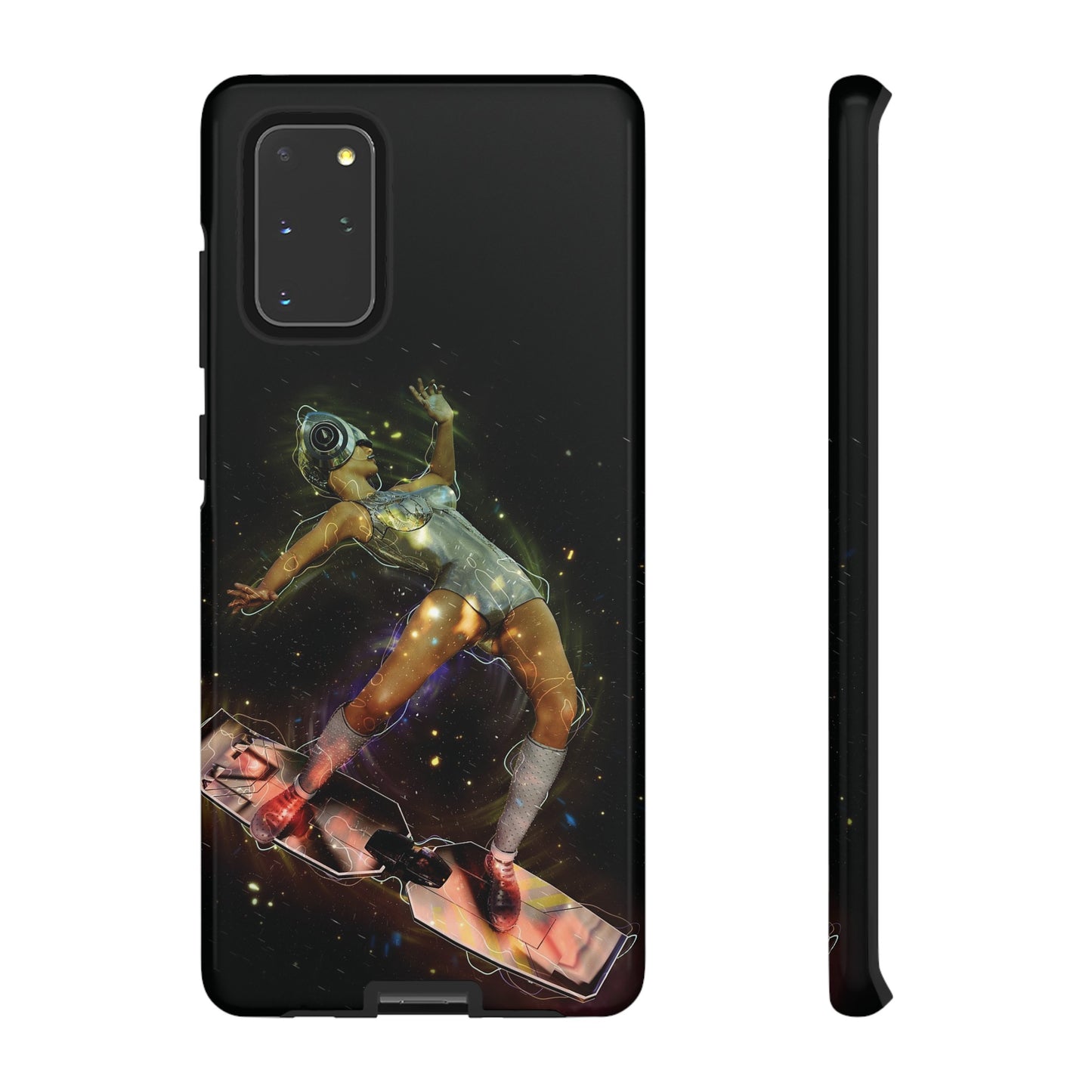 Sci-Fi Skateboard Wallpaper Phone Case | iPhone 15 Plus/ Pro, 14, 13, 12| Google Pixel 7, Pro, 5| Samsung Galaxy S23 All Major Phone Models