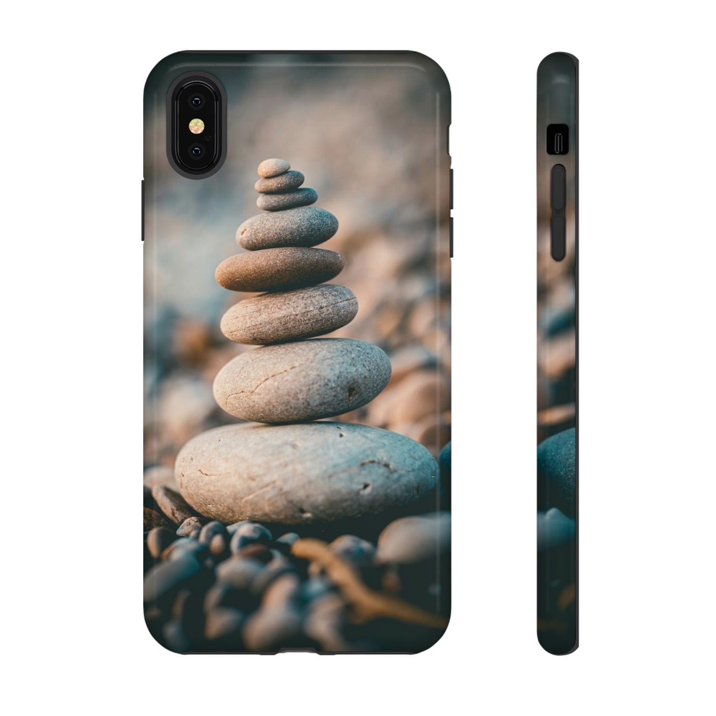 Rock Stack Wallpaper Phone Case | iPhone 15 Plus/ Pro, 14, 13, 12| Google Pixel 7, Pro, 5| Samsung Galaxy S23 All Major Phone Models