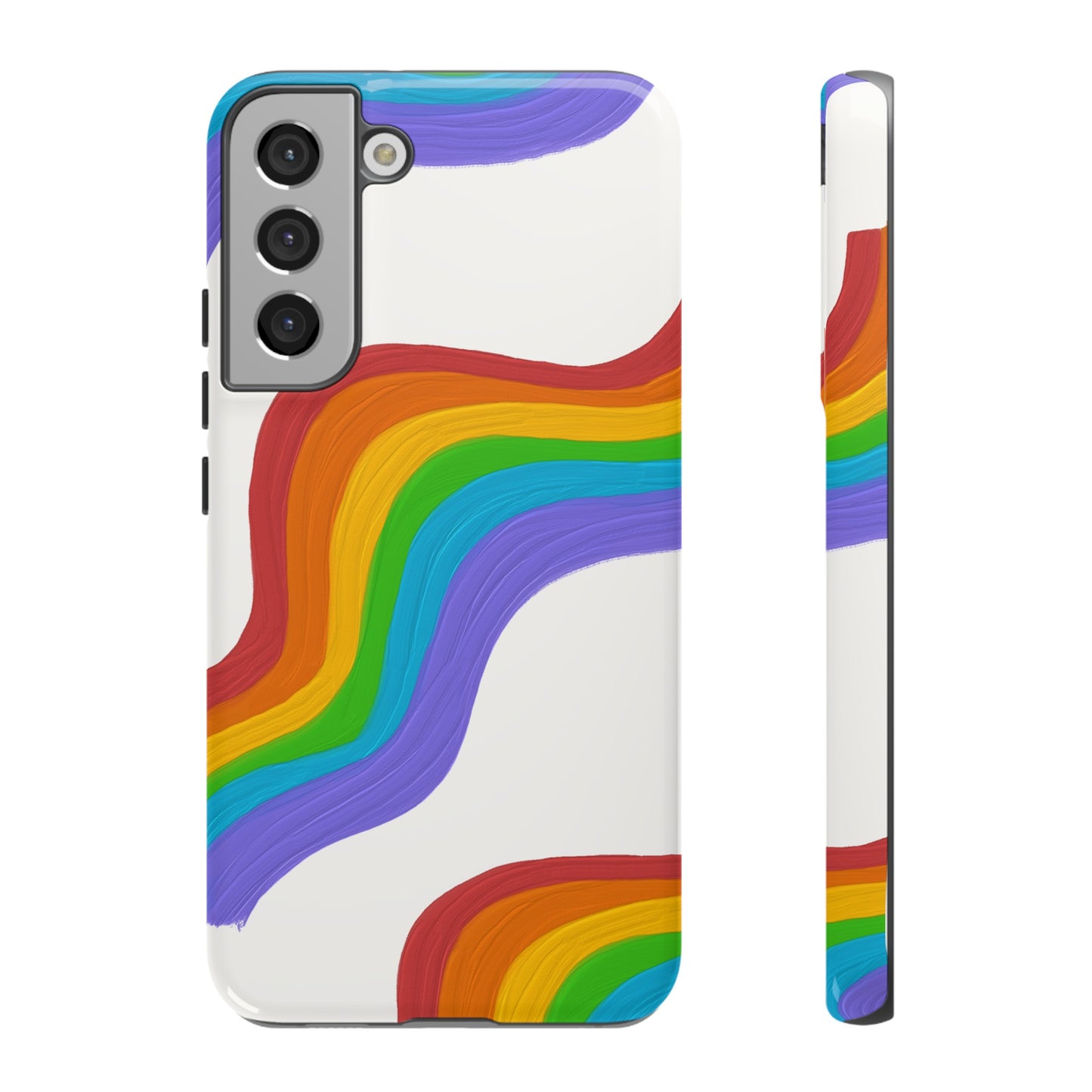 Rainbow Wallpaper Phone Case | iPhone 15 Plus/ Pro, 14, 13, 12| Google Pixel 7, Pro, 5| Samsung Galaxy S23 All Major Phone Models