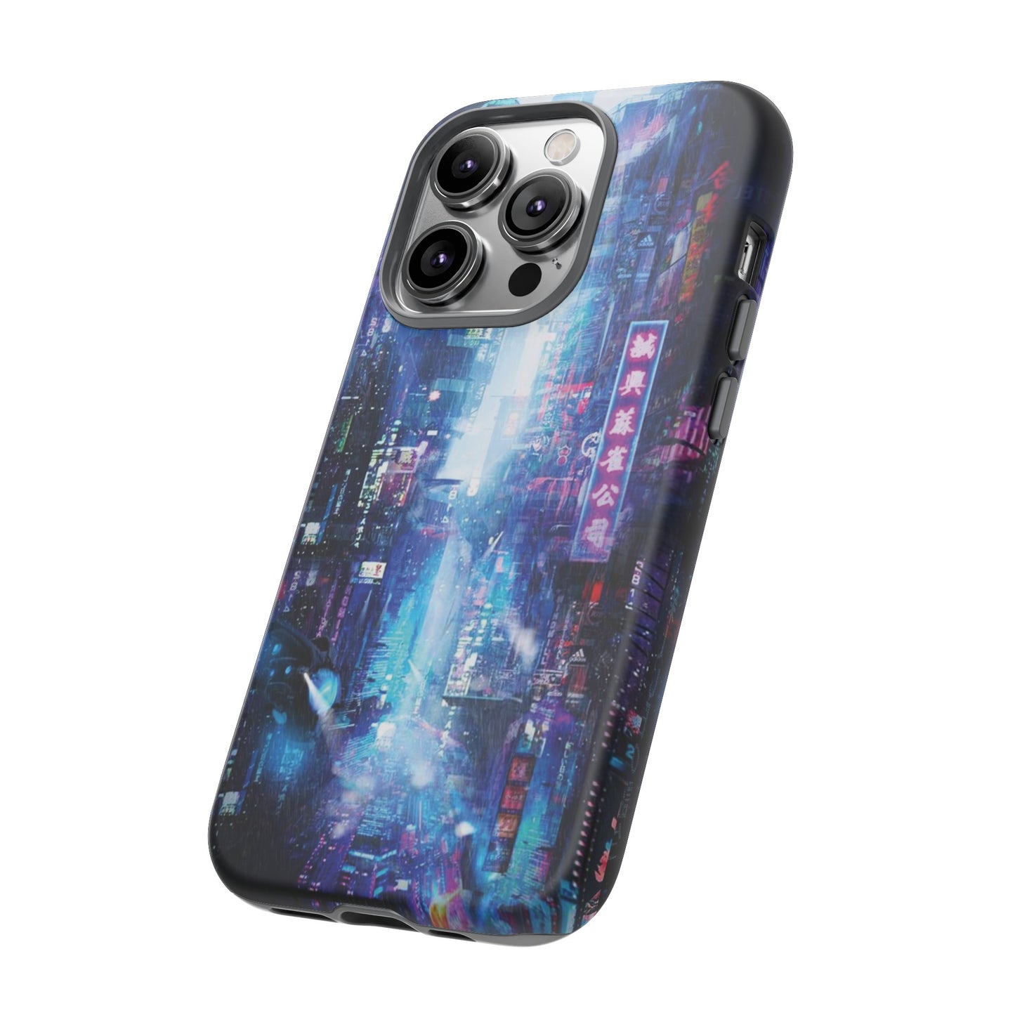 Night Life Futuristic City Wallpaper Phone Case | iPhone 15 Plus/ Pro, 14, 13, 12| Google Pixel 7, Pro, 5| Samsung Galaxy S23 All Major Phone Models