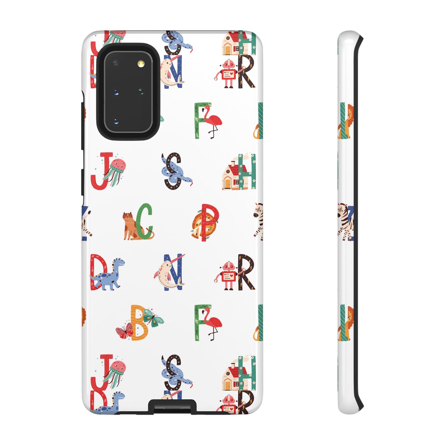 Alphabet Wallpaper Phone Case| iPhone 15 Plus/ Pro, 14, 13, 12| Google Pixel 7, Pro, 5| Samsung Galaxy S23 All Major Phone Models