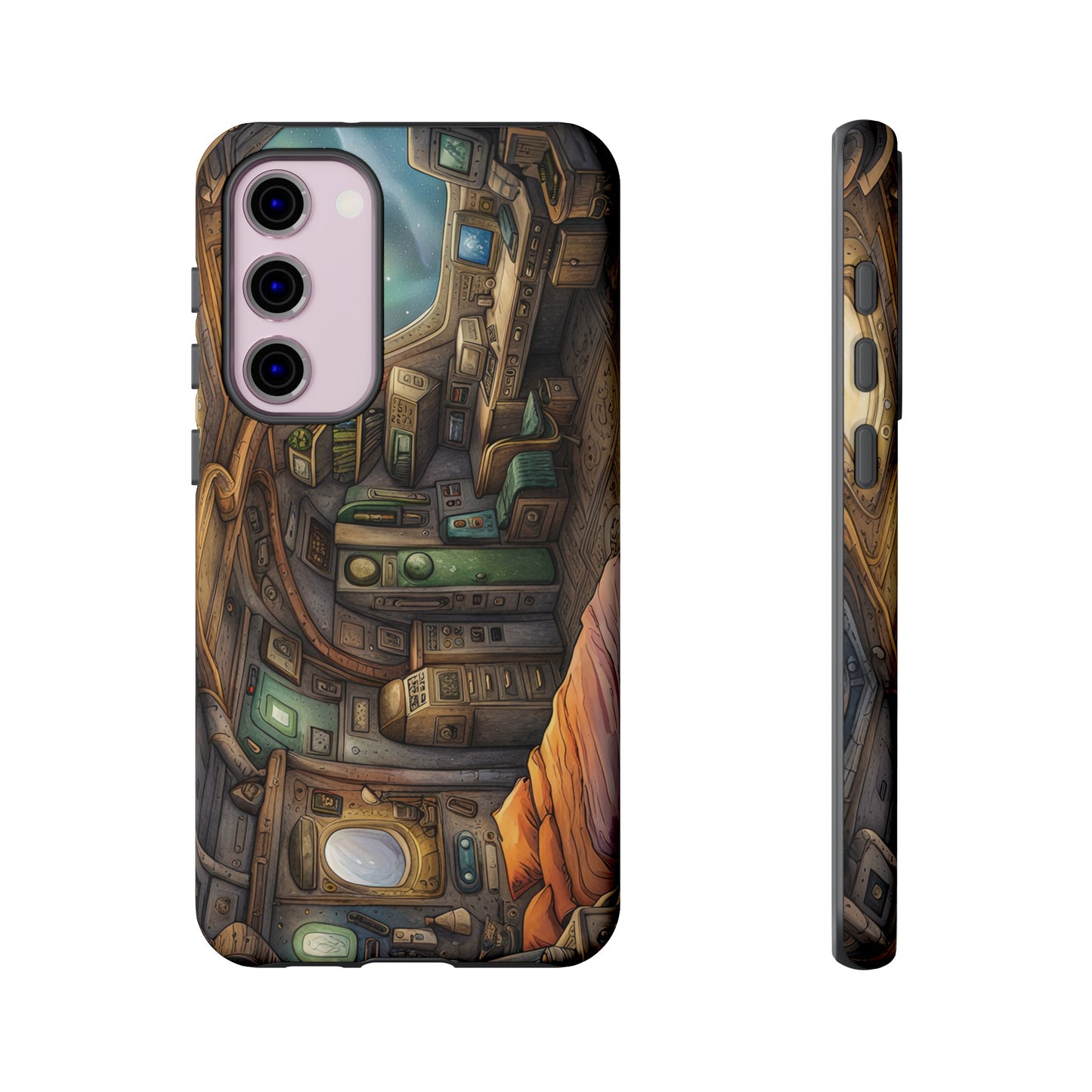 Cosy Spaceship Wallpaper Phone Case | iPhone 15 Plus/ Pro, 14, 13, 12| Google Pixel 7, Pro, 5| Samsung Galaxy S23 All Major Phone Models