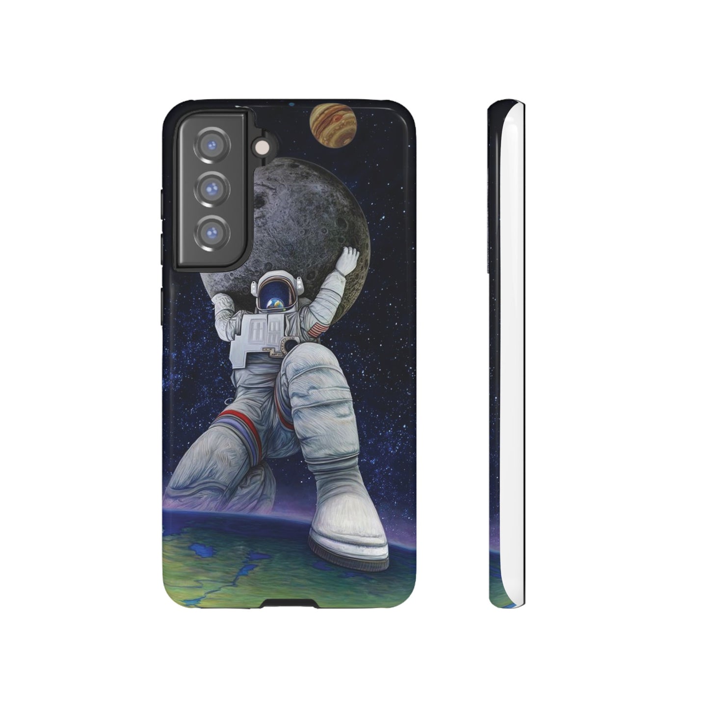 Astronaut Holding The Moon Phone Case | iPhone 15 Plus/ Pro, 14, 13, 12| Google Pixel 7, Pro, 5| Samsung Galaxy S23 All Major Phone Models