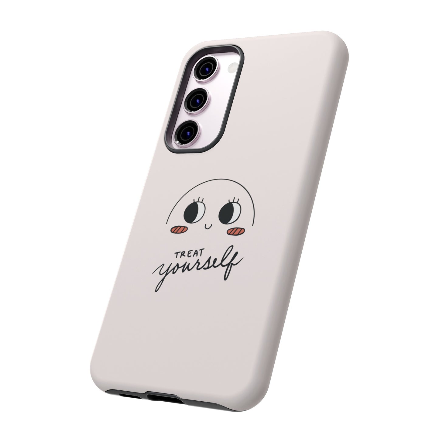 Treat Yourself Wallpaper Phone Case | iPhone 15 Plus/ Pro, 14, 13, 12| Google Pixel 7, Pro, 5| Samsung Galaxy S23 All Major Phone Models