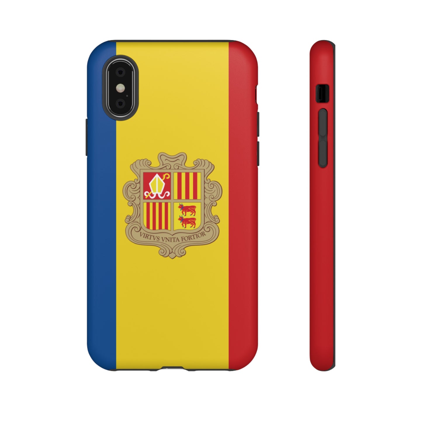 Andorra Flag Phone Case | iPhone 15 Plus/ Pro, 14, 13, 12| Google Pixel 7, Pro, 5| Samsung Galaxy S23 All Major Phone Models