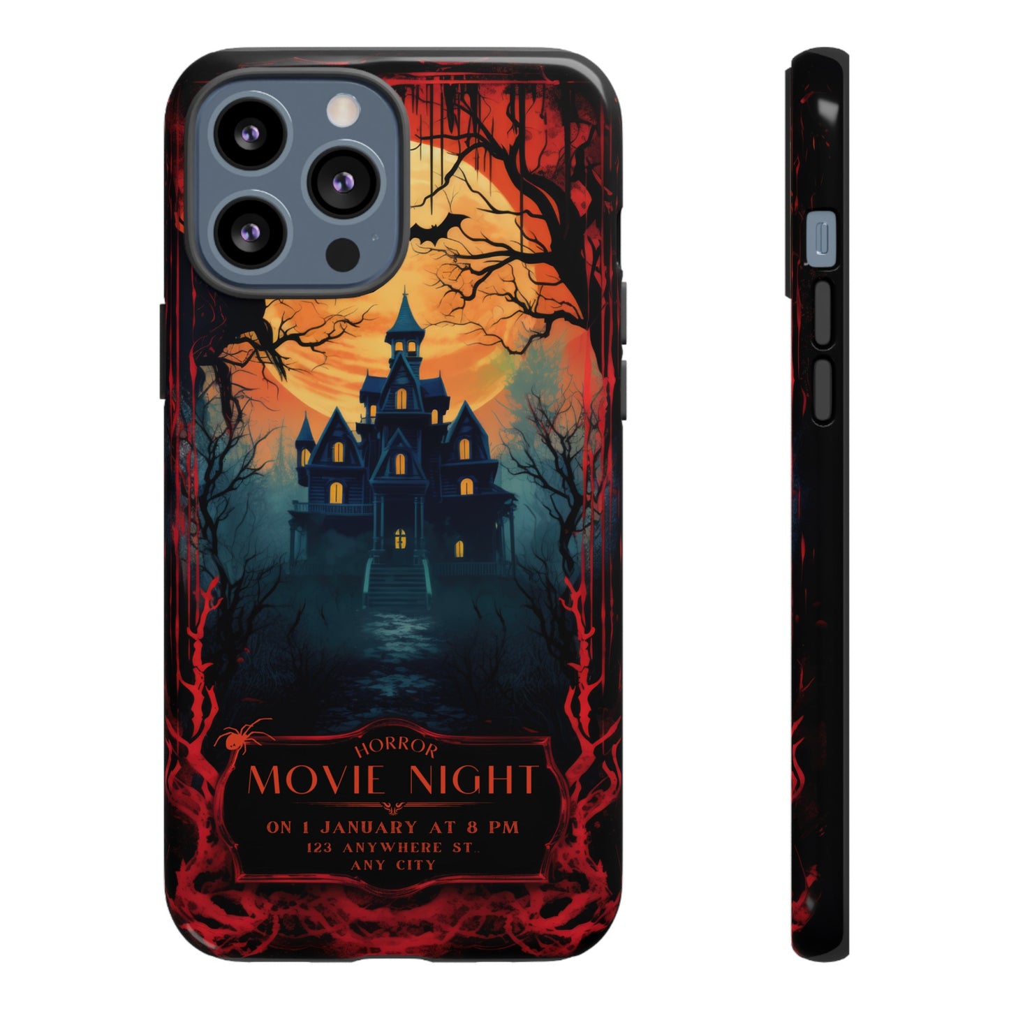 Horror Movie Night Phone Case | iPhone 15 Plus/ Pro, 14, 13, 12| Google Pixel 7, Pro, 5| Samsung Galaxy S23 All Major Phone Models