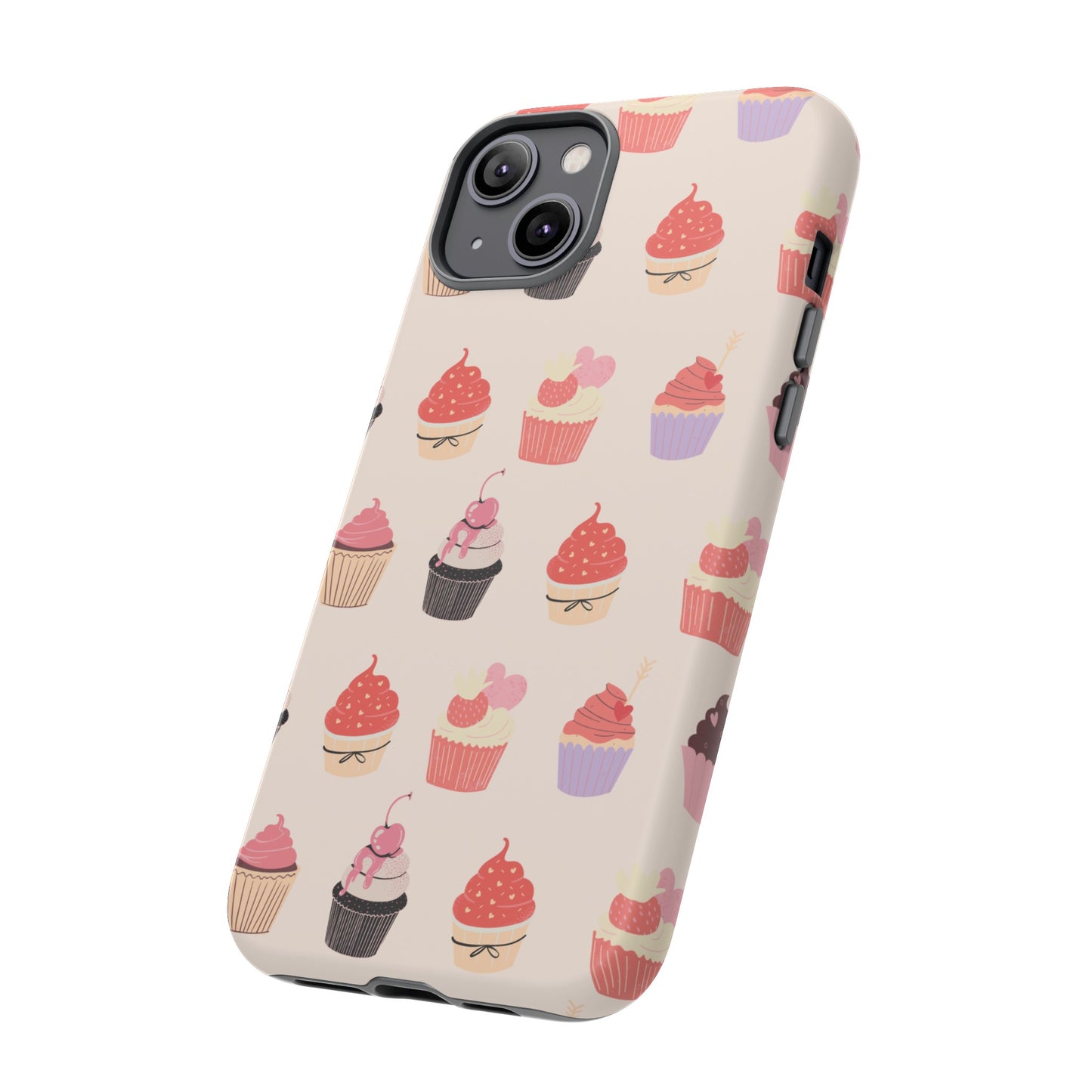 Cupcake Collage Wallpaper Phone Case | iPhone 15 Plus/ Pro, 14, 13, 12| Google Pixel 7, Pro, 5| Samsung Galaxy S23 All Major Phone Models