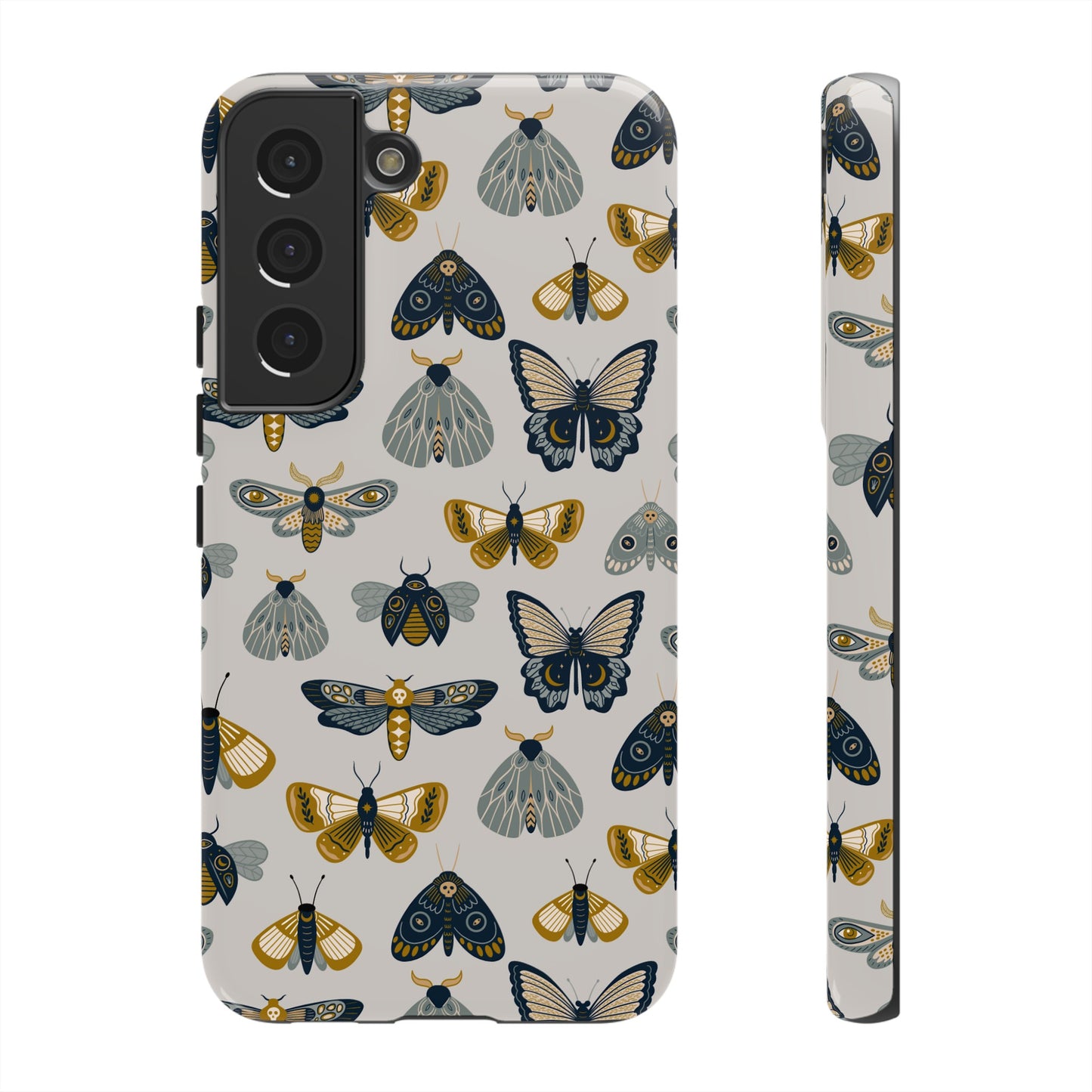 Butterfly and Moth Wallpaper Phone Case | iPhone 15 Plus/ Pro, 14, 13, 12| Google Pixel 7, Pro, 5| Samsung Galaxy S23 All Major Phone Models