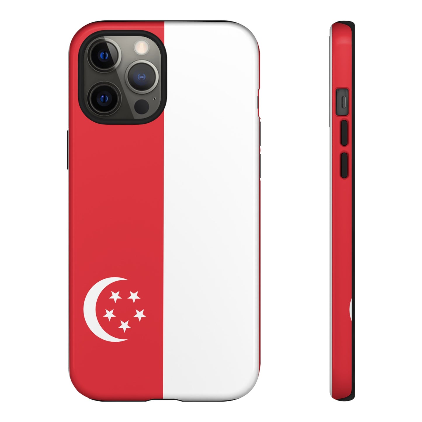 Singapore Flag Phone Case | iPhone 15 Plus/ Pro, 14, 13, 12| Google Pixel 7, Pro, 5| Samsung Galaxy S23 All Major Phone Models