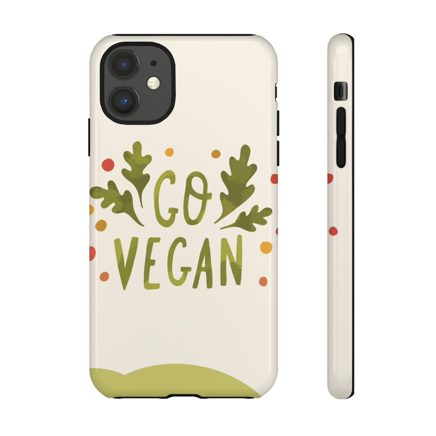 Go Vegan Wallpaper Phone Case | iPhone 15 Plus/ Pro, 14, 13, 12| Google Pixel 7, Pro, 5| Samsung Galaxy S23 All Major Phone Models