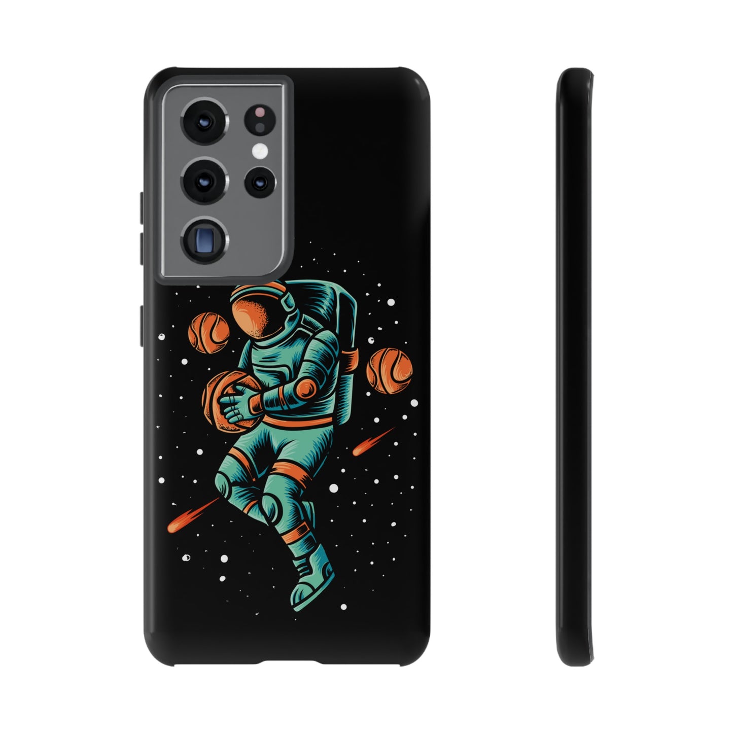 Space Basketball Phone Case | iPhone 15 Plus/ Pro, 14, 13, 12| Google Pixel 7, Pro, 5| Samsung Galaxy S23 All Major Phone Models