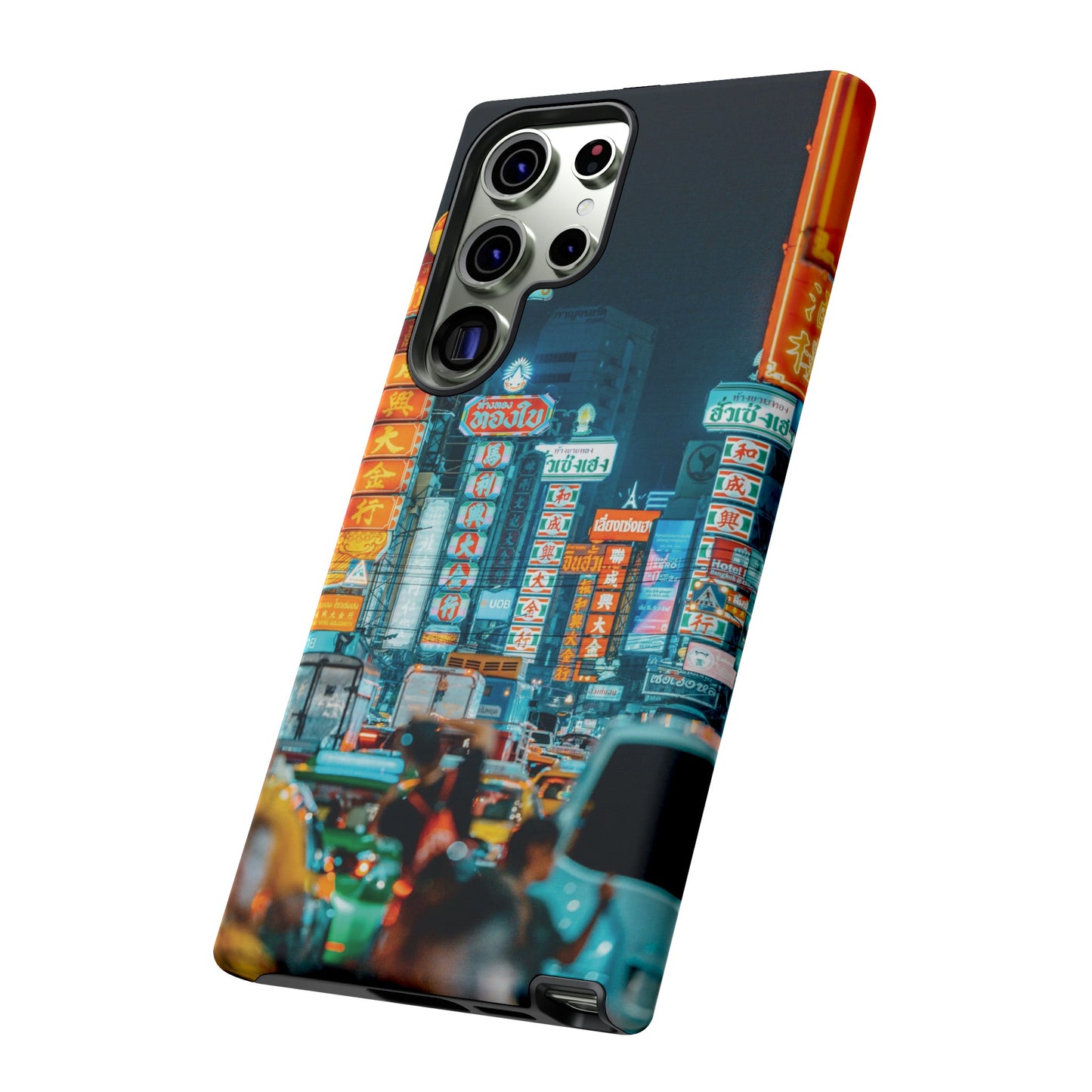 Neon Nightlife Wallpaper Phone Case | iPhone 15 Plus/ Pro, 14, 13, 12| Google Pixel 7, Pro, 5| Samsung Galaxy S23 All Major Phone Models