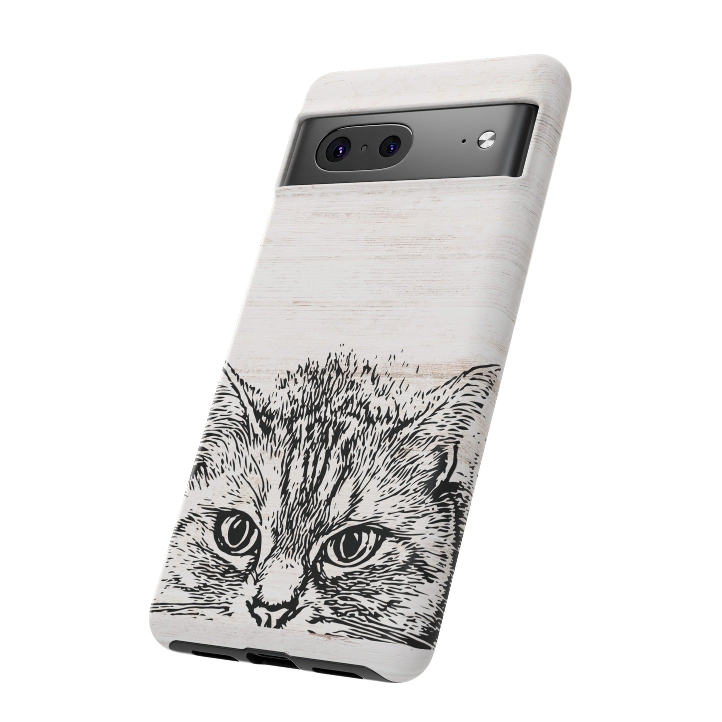 Close- Up Cat Wallpaper Phone Case | iPhone 15 Plus/ Pro, 14, 13, 12| Google Pixel 7, Pro, 5| Samsung Galaxy S23 All Major Phone Models