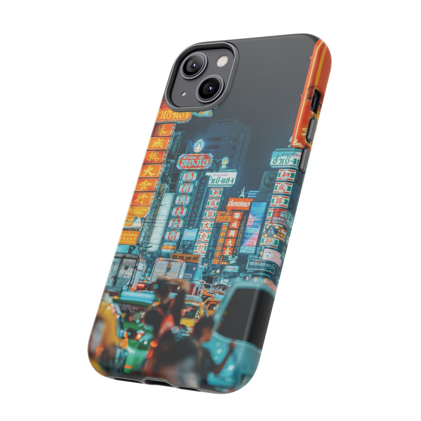 Neon Nightlife Wallpaper Phone Case | iPhone 15 Plus/ Pro, 14, 13, 12| Google Pixel 7, Pro, 5| Samsung Galaxy S23 All Major Phone Models