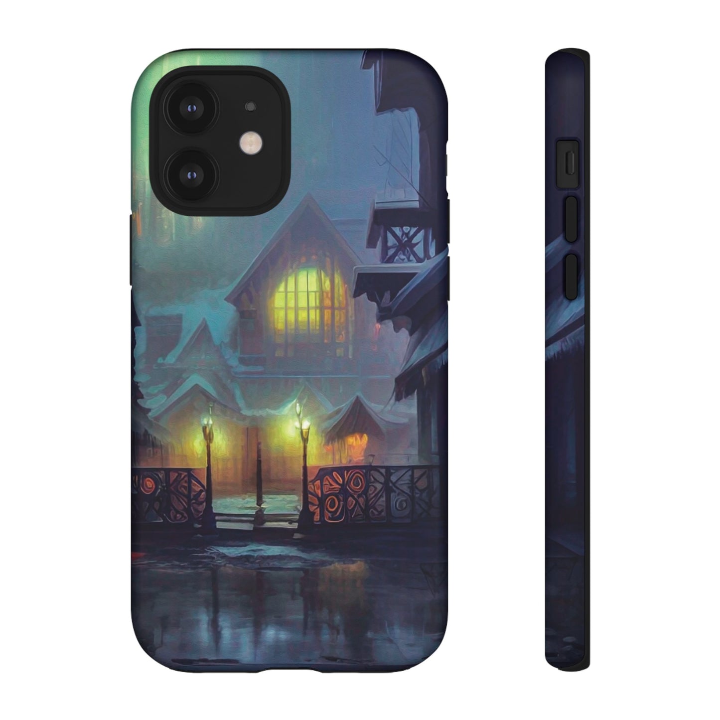 Cottage at Night Wallpaper Phone Case | iPhone 15 Plus/ Pro, 14, 13, 12| Google Pixel 7, Pro, 5| Samsung Galaxy S23 All Major Phone Models