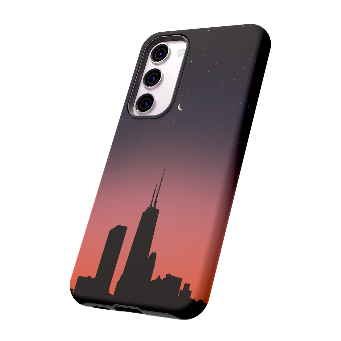 Chicago Skyline Wallpaper Phone Case | iPhone 15 Plus/ Pro, 14, 13, 12| Google Pixel 7, Pro, 5| Samsung Galaxy S23 All Major Phone Models